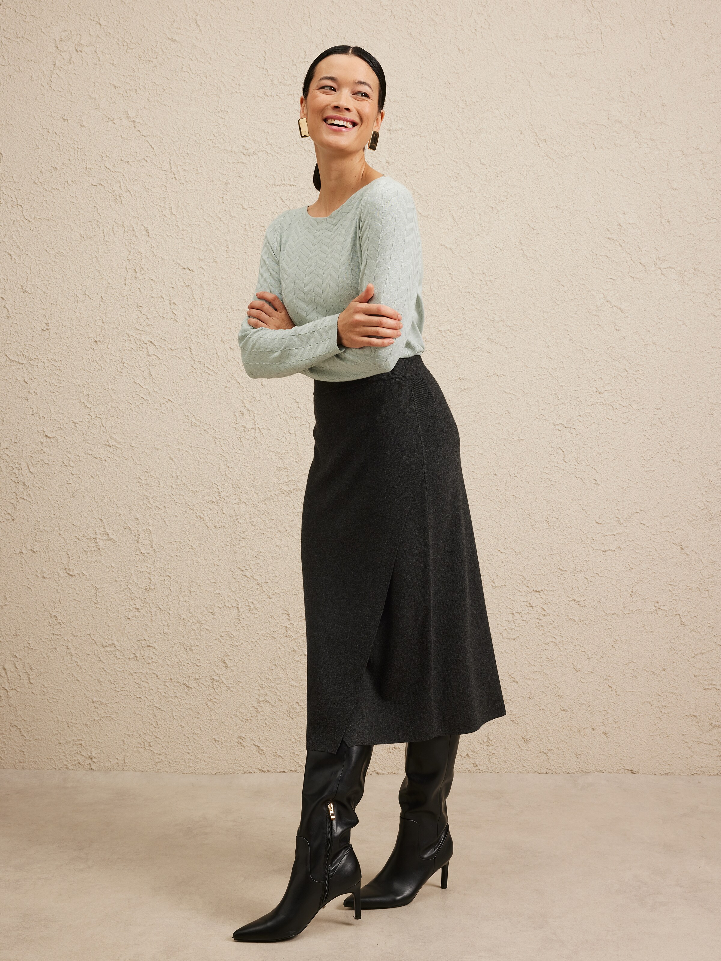 Hazel Herringbone Jumper
