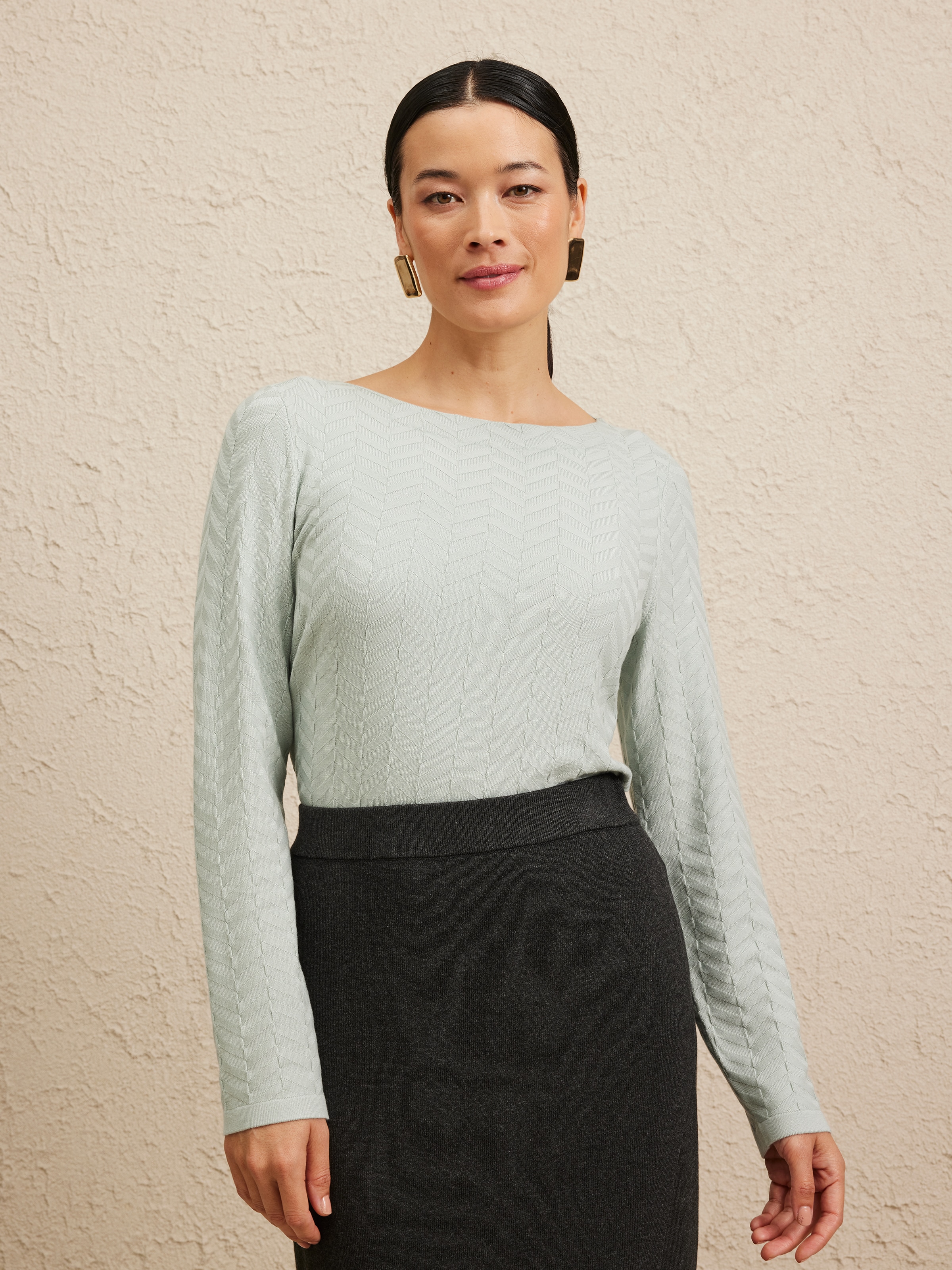Hazel Herringbone Jumper