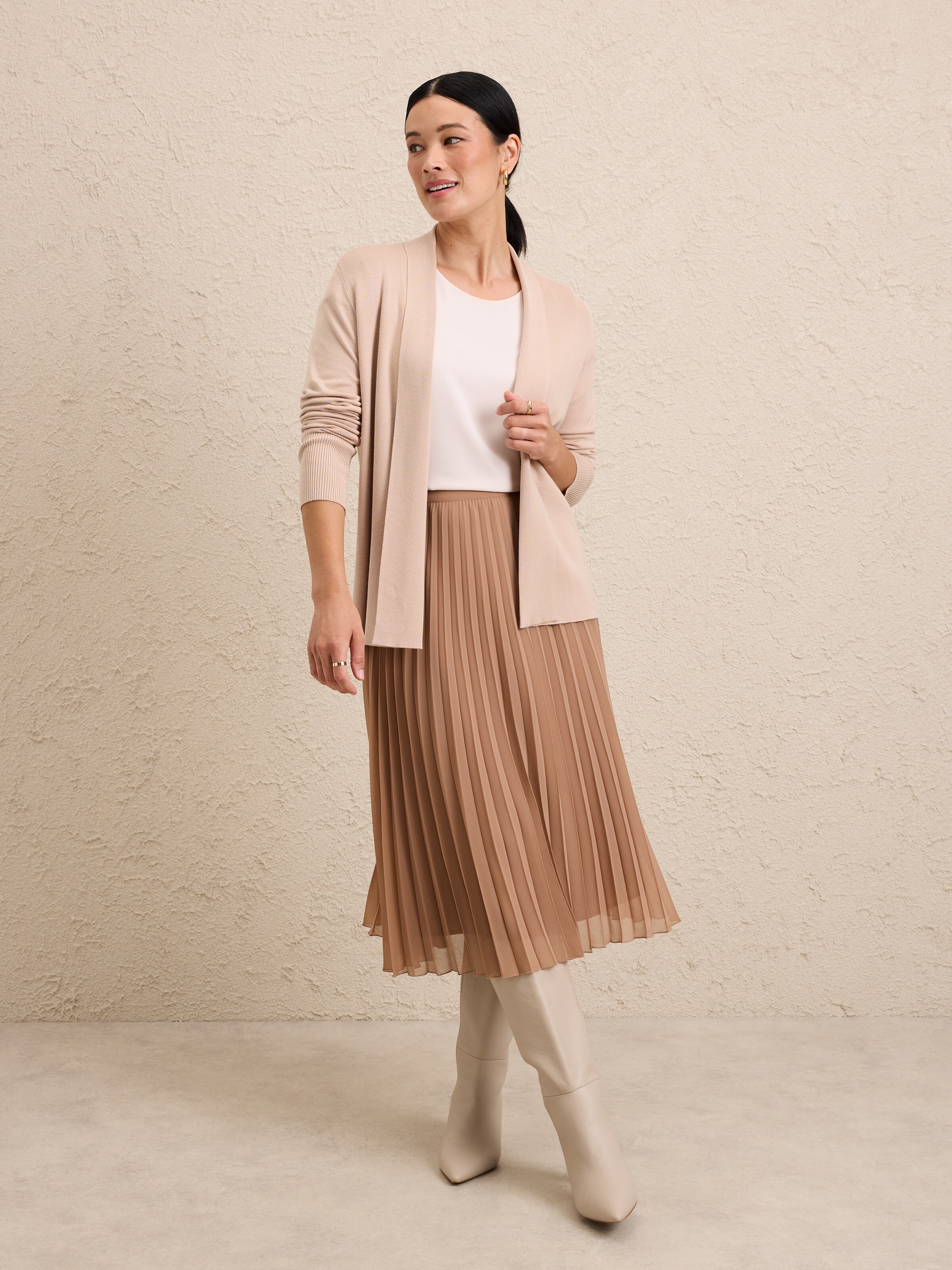 Isabelle Rib Cuff Cardi
