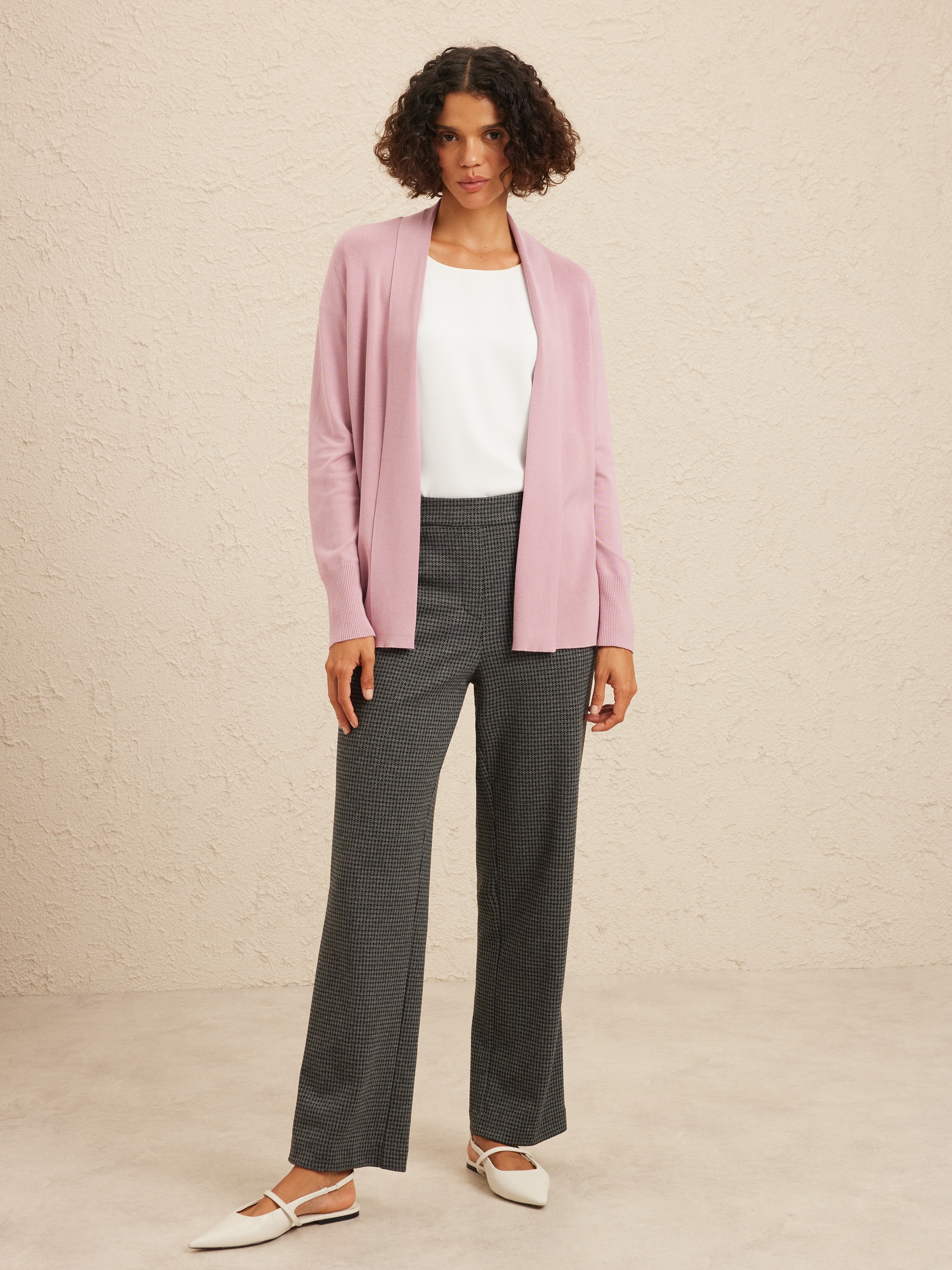 Isabelle Rib Cuff Cardi