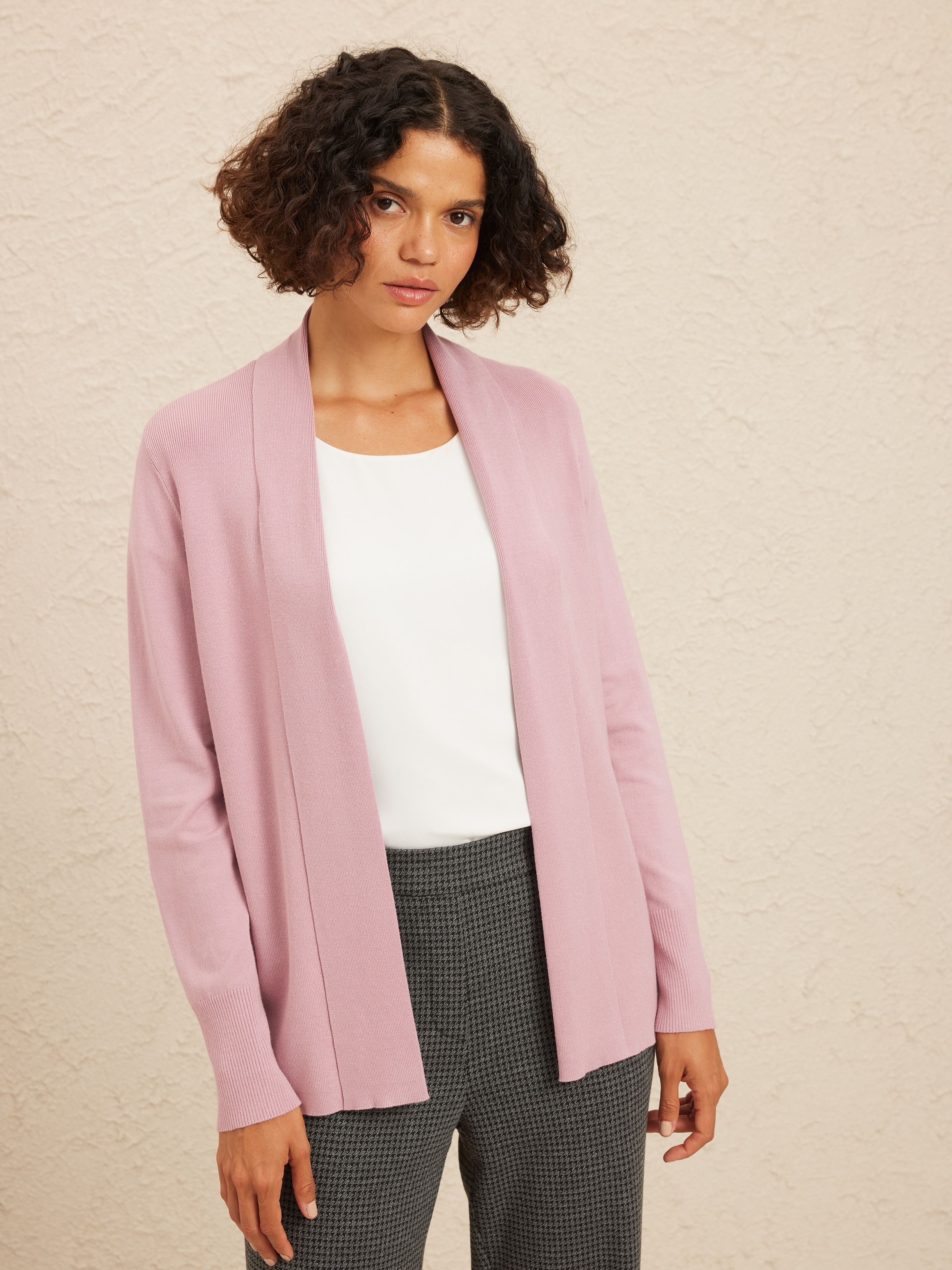 Isabelle Rib Cuff Cardi