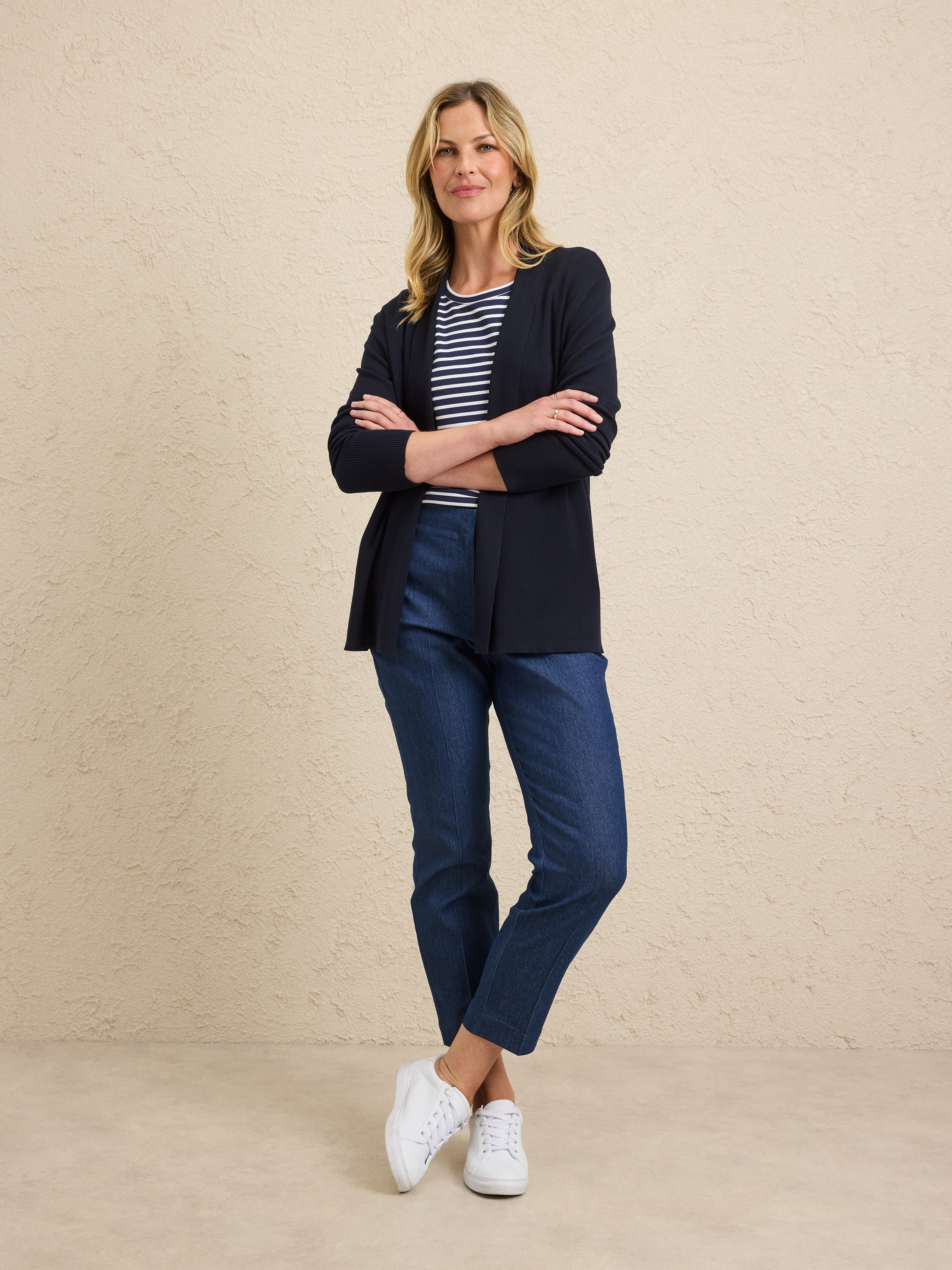 Isabelle Rib Cuff Cardi