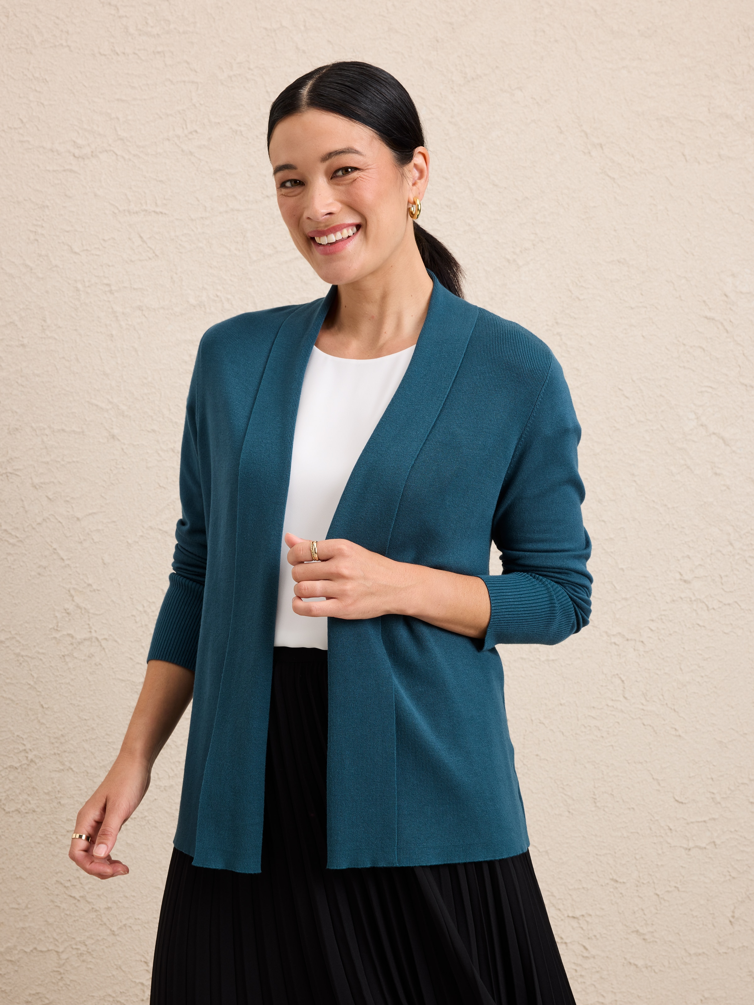 Isabelle Rib Cuff Cardi
