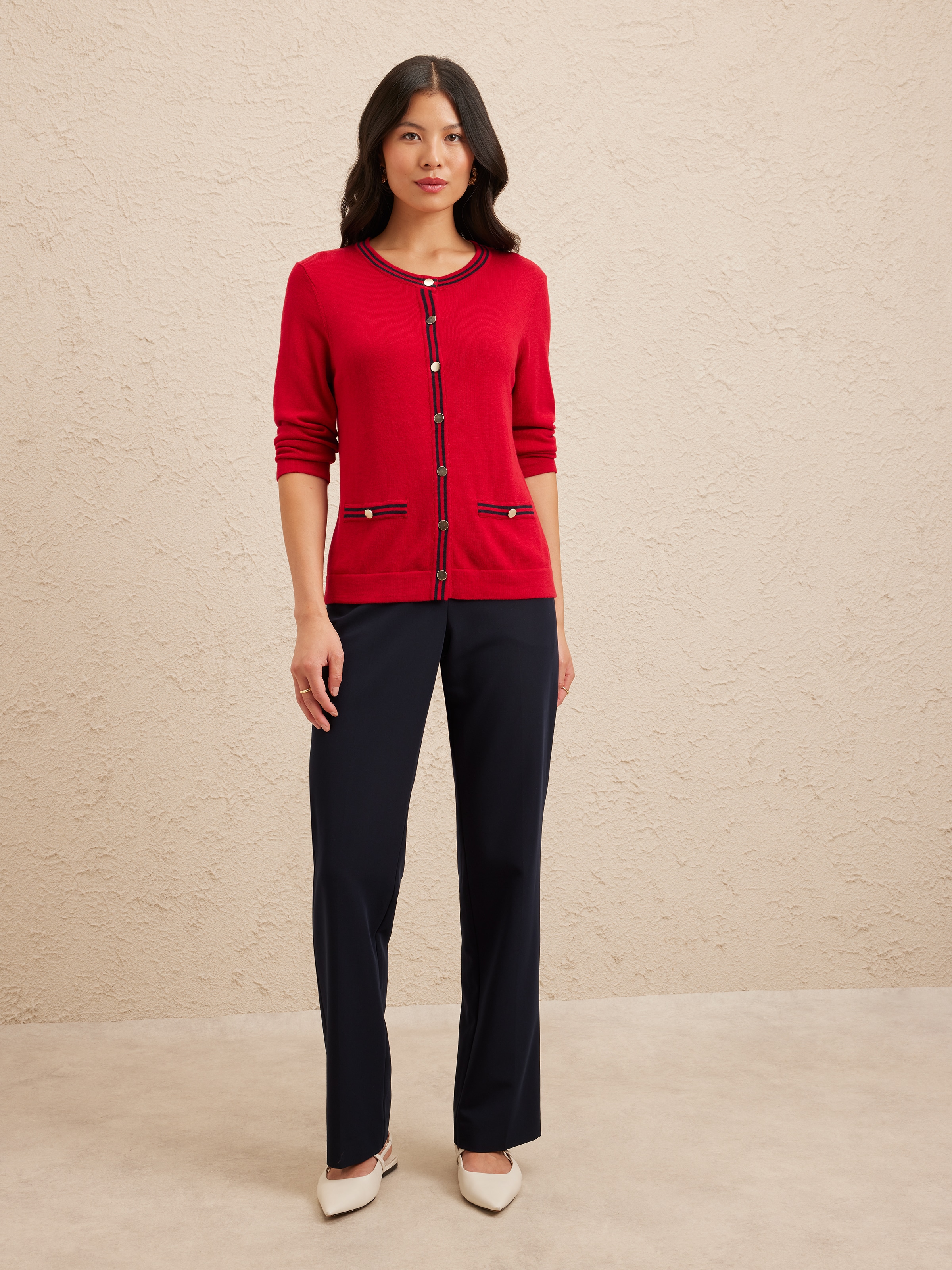 Eva Tipped Cardi