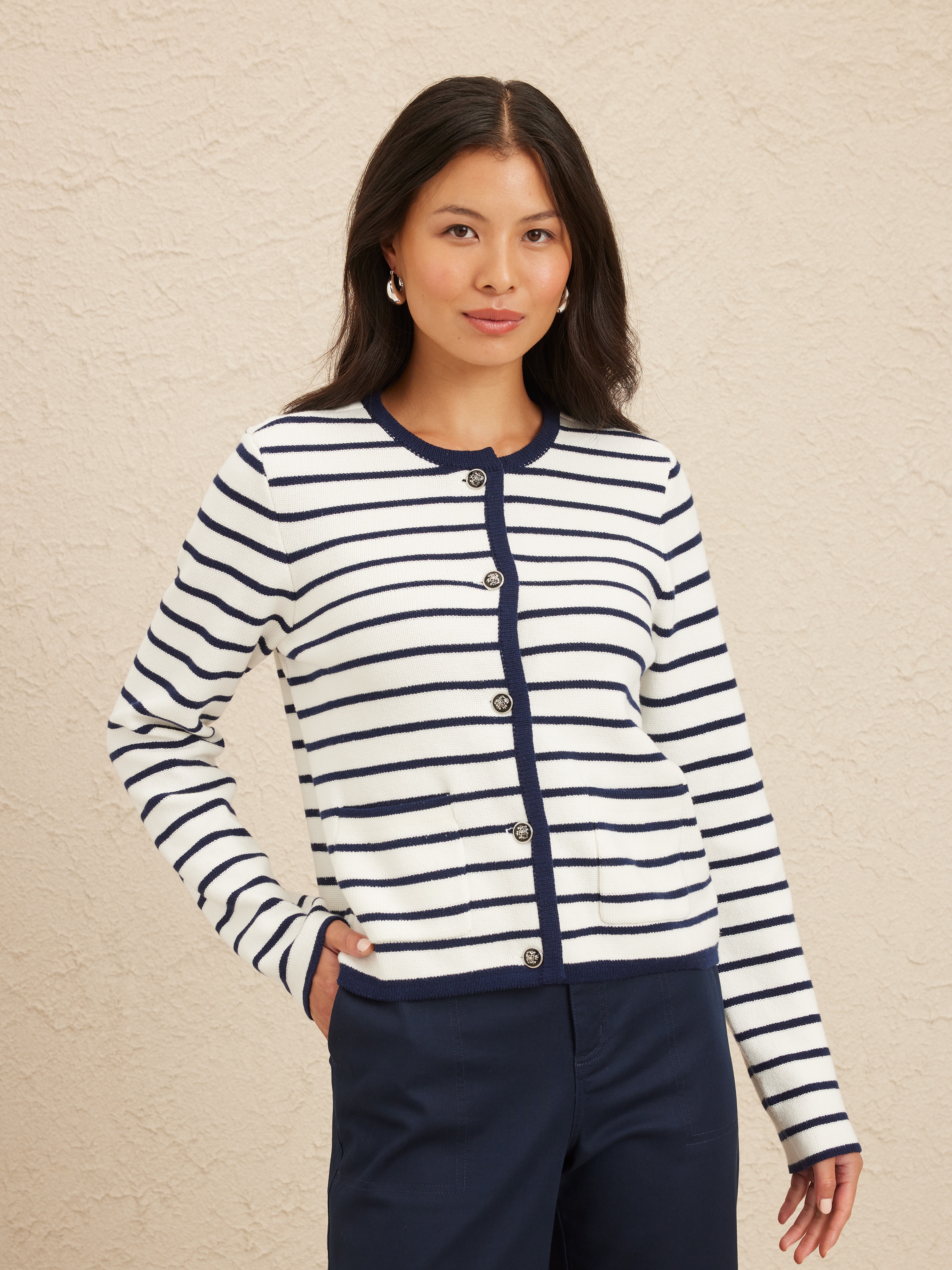 Amara Stripe Cardigan