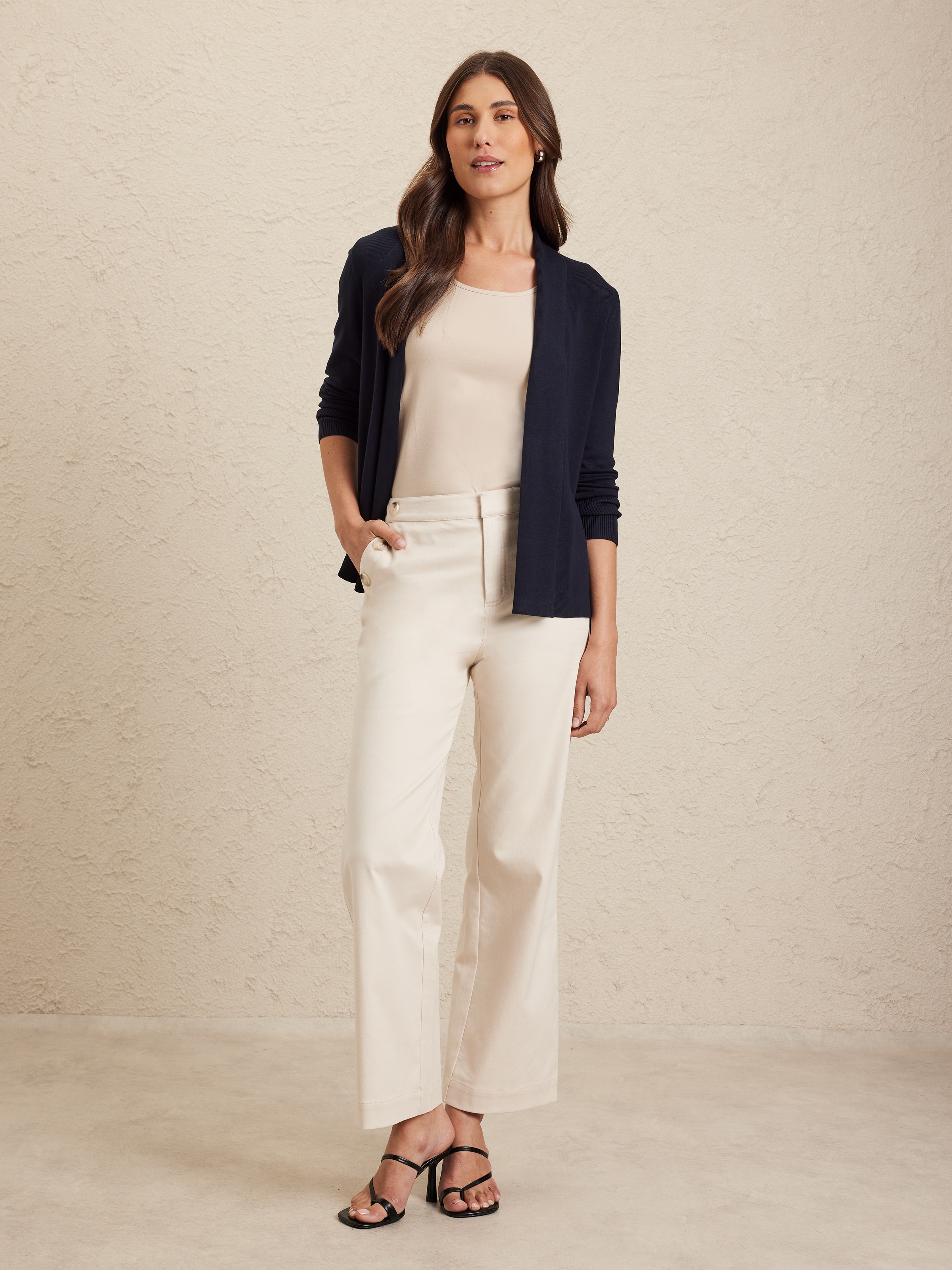 Rib Cuff Isabelle Cardigan