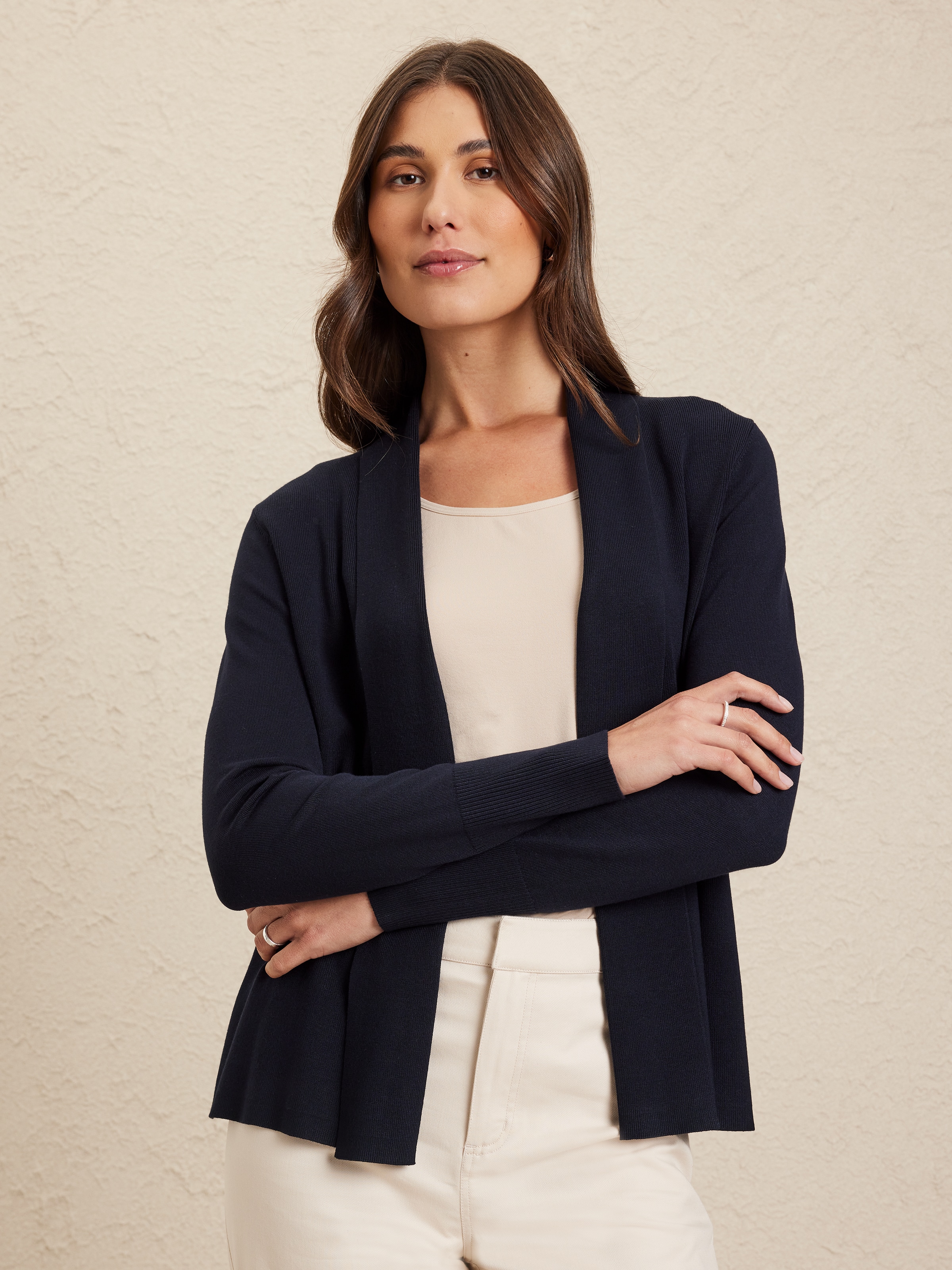 Rib Cuff Isabelle Cardigan