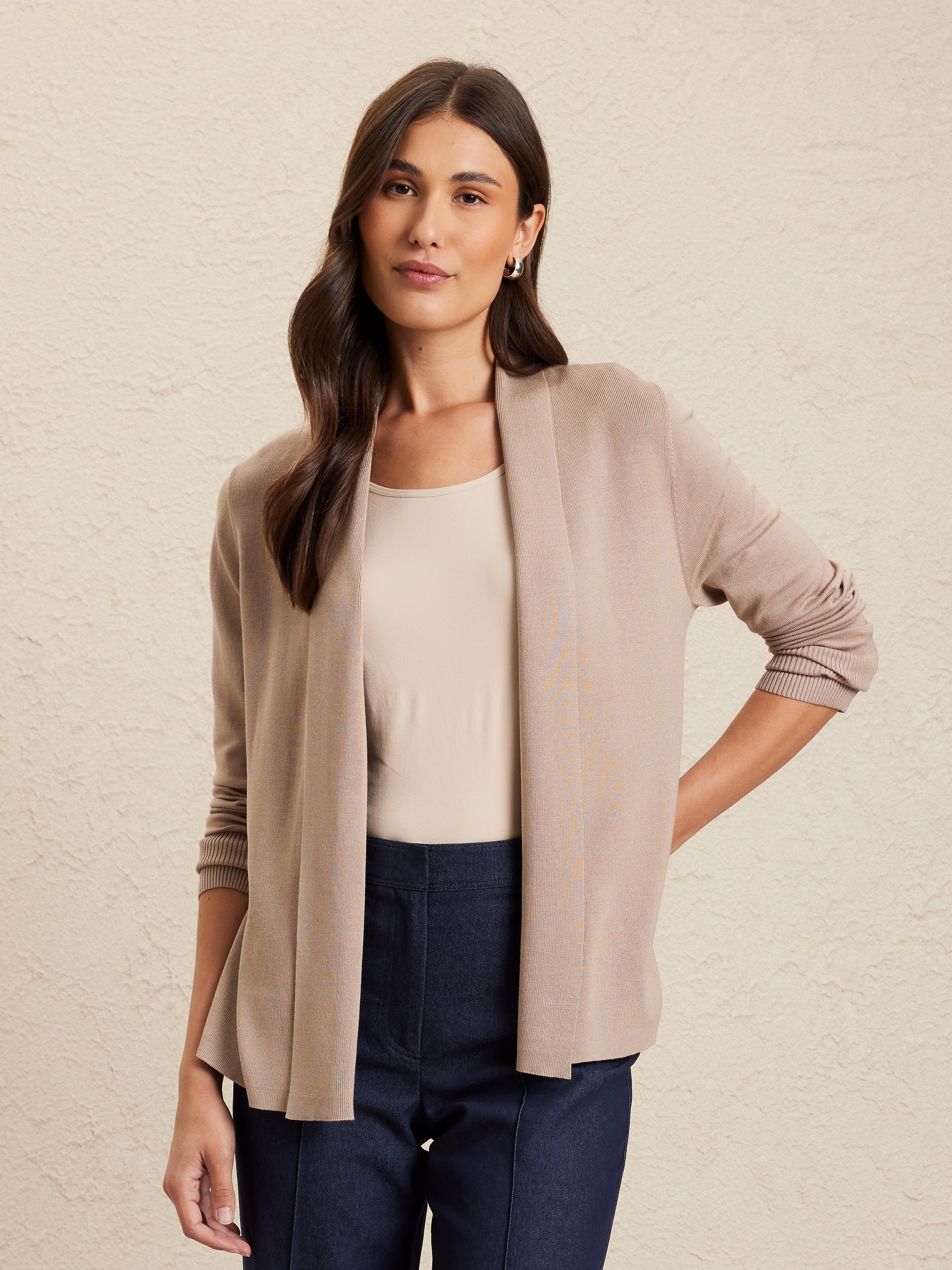 Rib Cuff Isabelle Cardigan