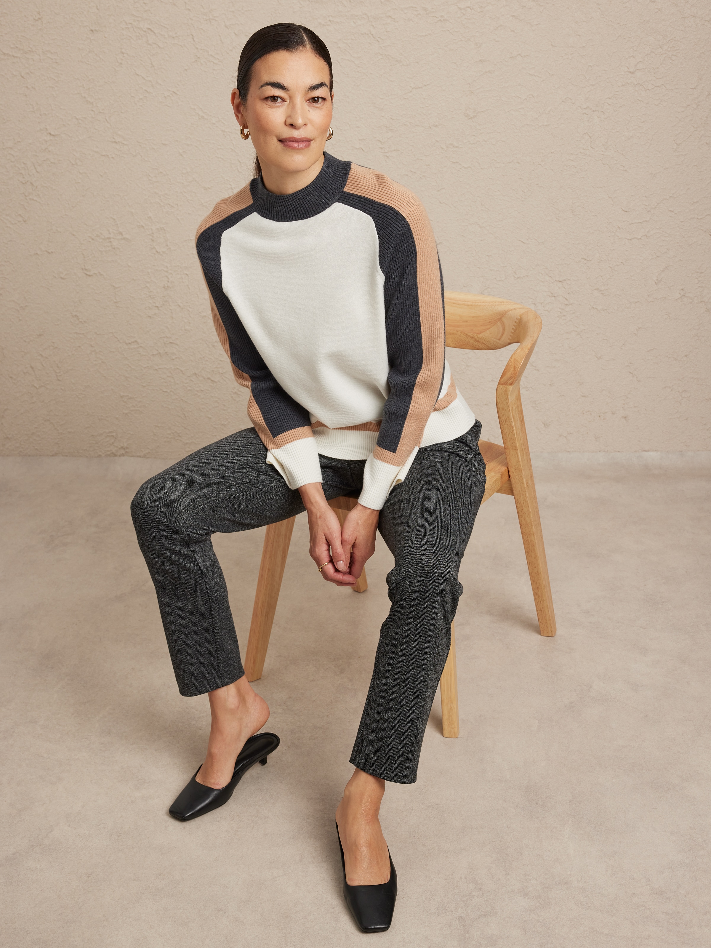 Long Sleeve Cecilia Colour Blocked Jump