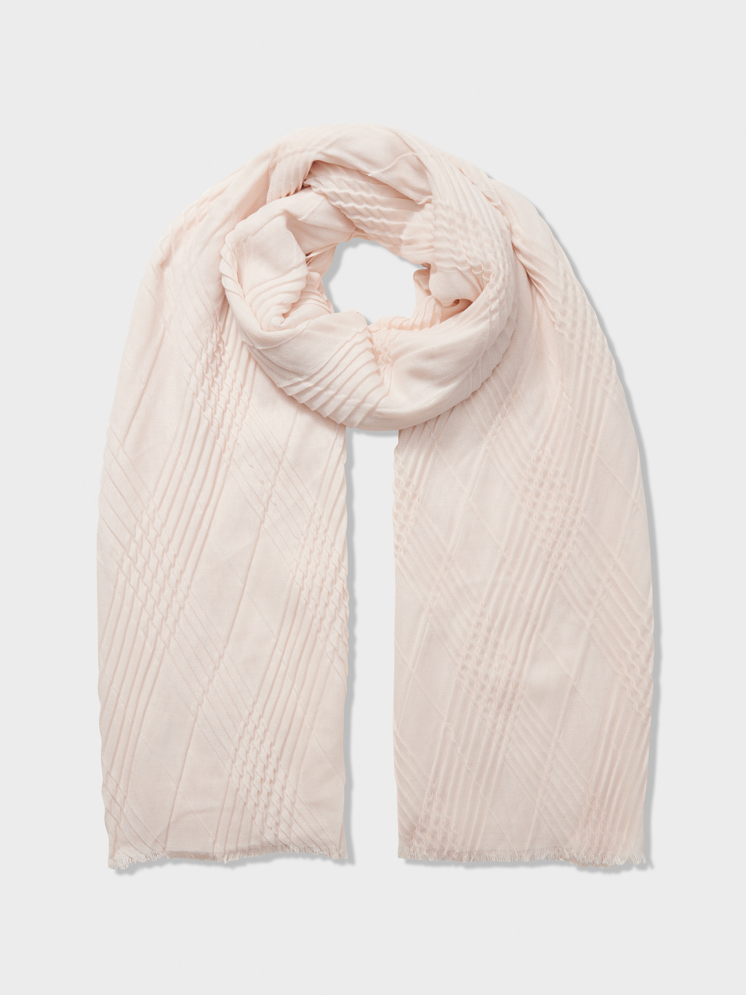 Diamond Pleated Scarf
