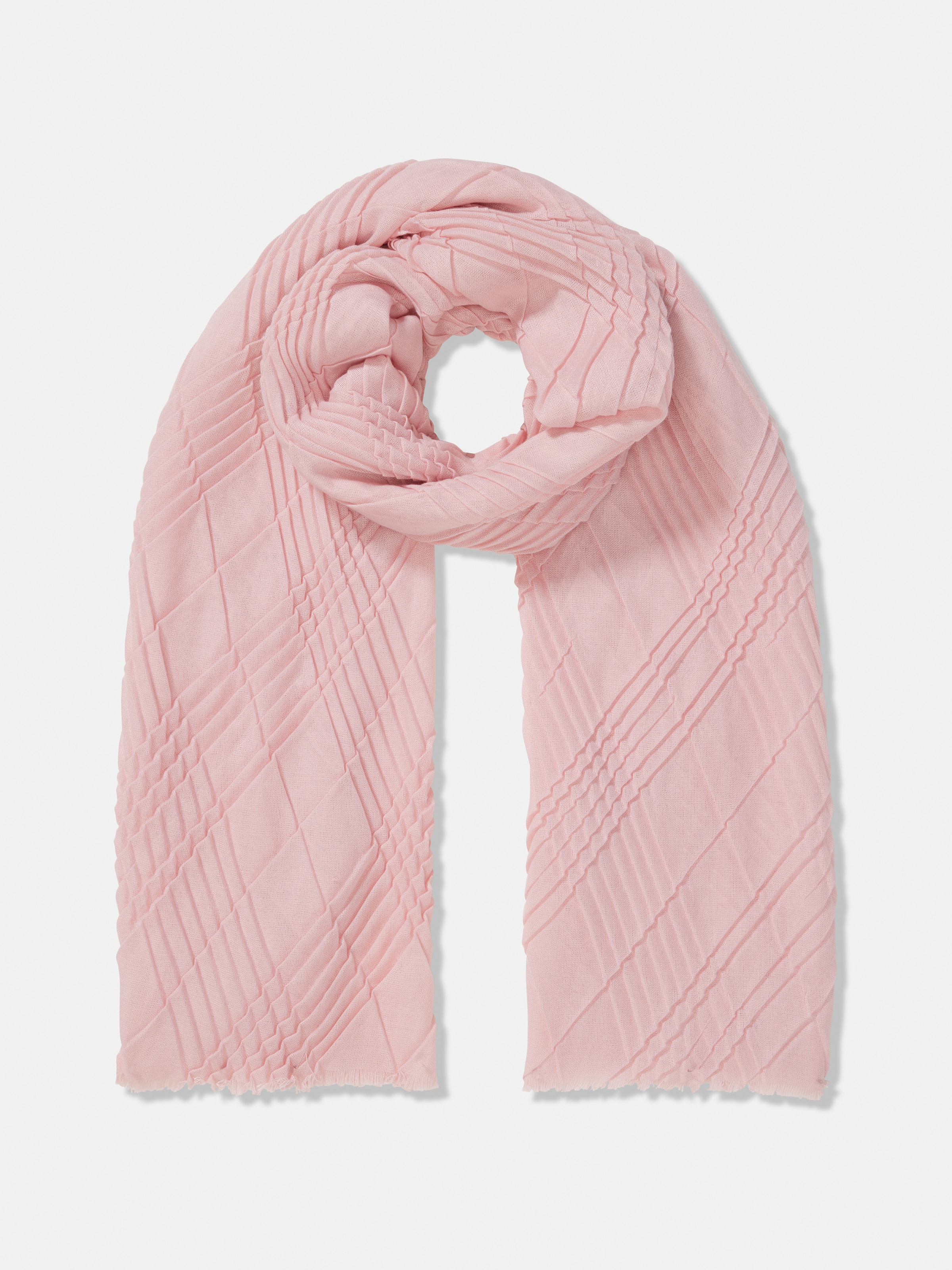 Diamond Pleated Scarf