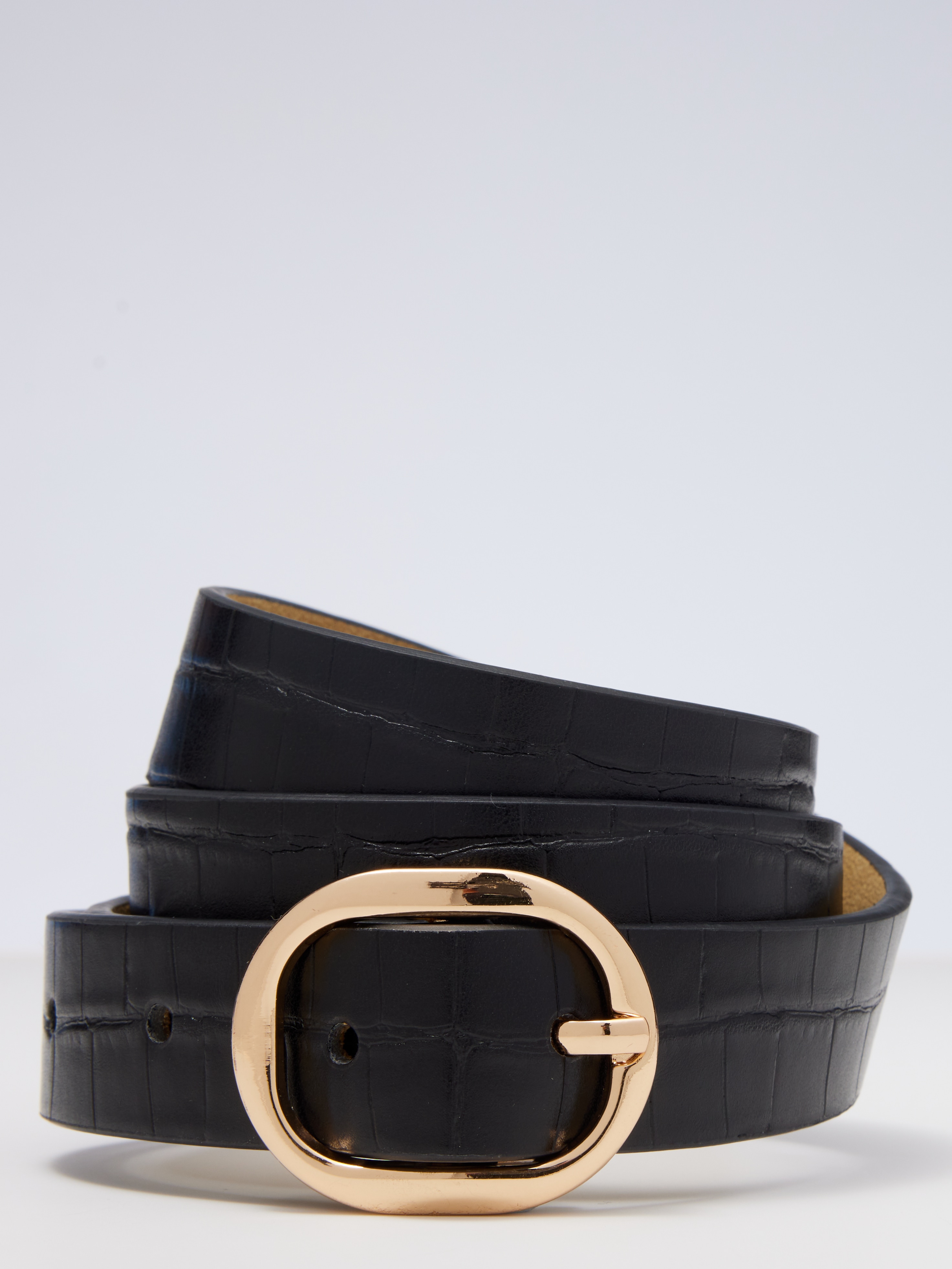 Croc Effect Belt