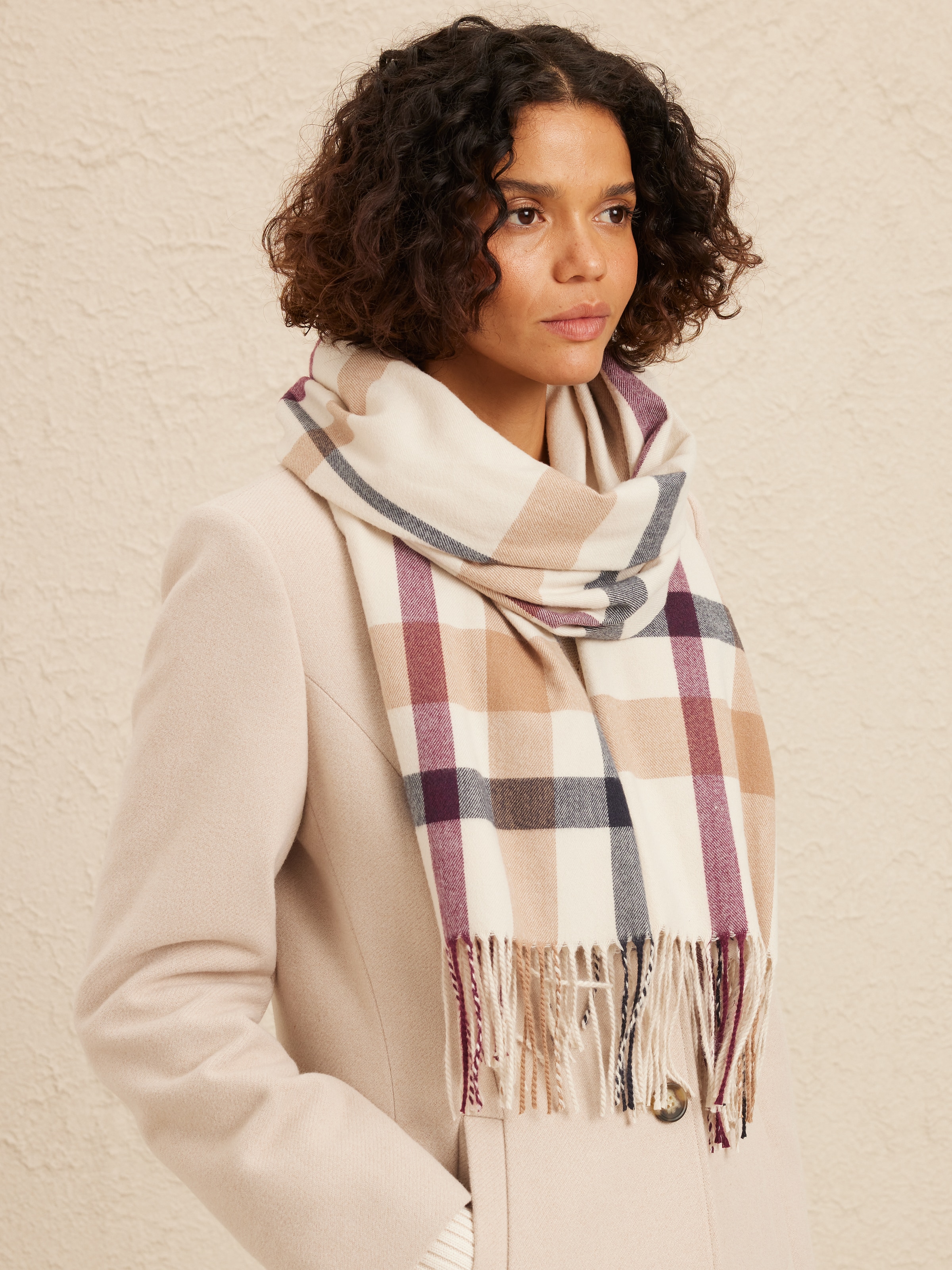 Audrey Check Scarf