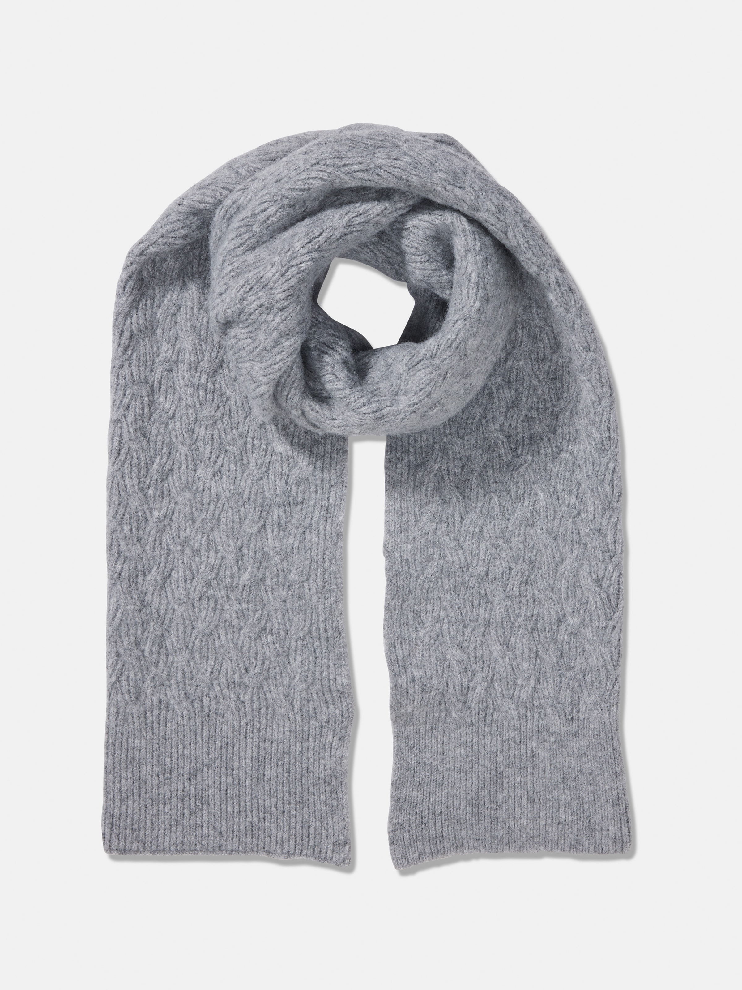 Scarlett Zig Zag Cable Scarf