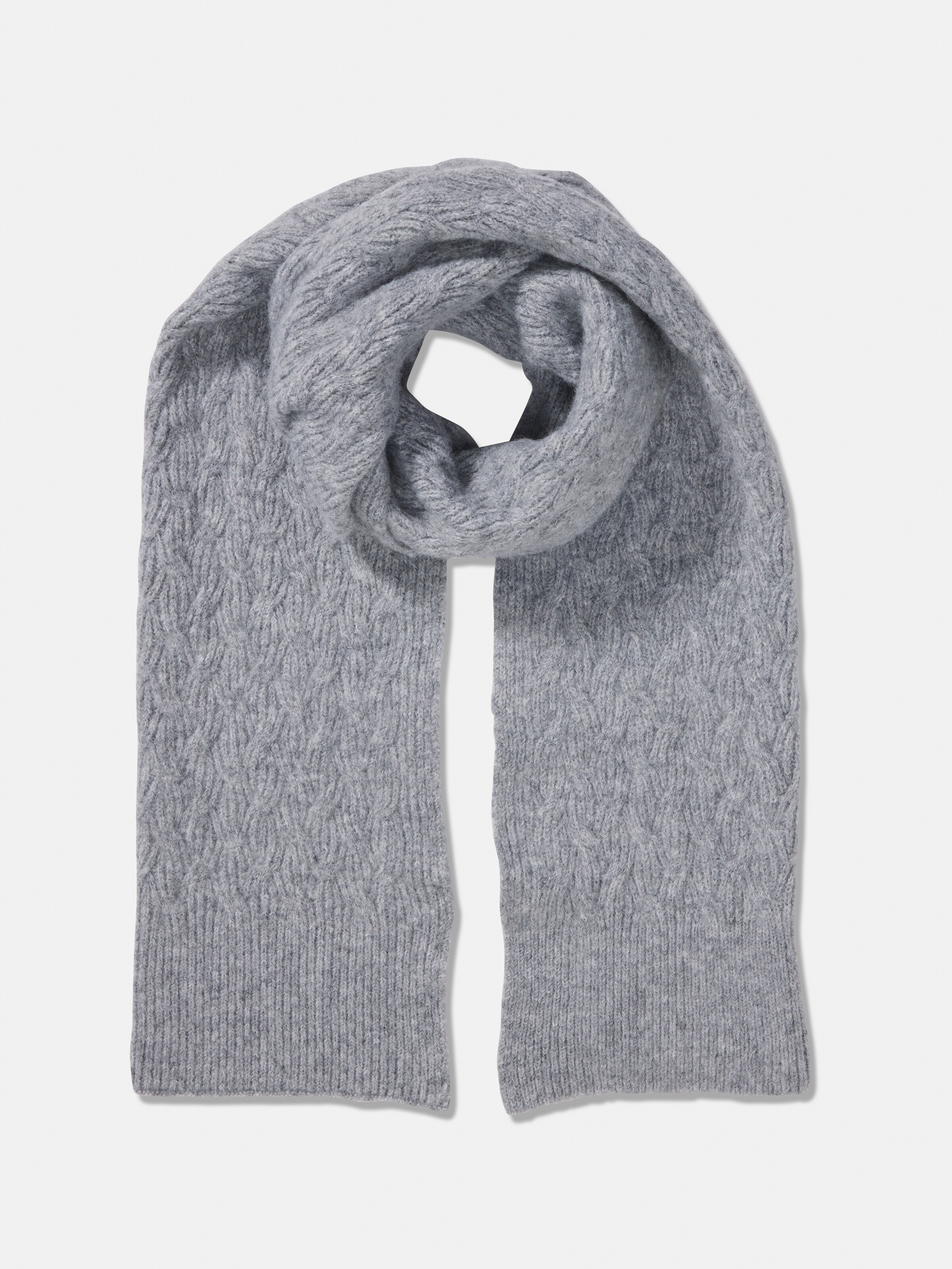 Scarlett Zig Zag Cable Scarf