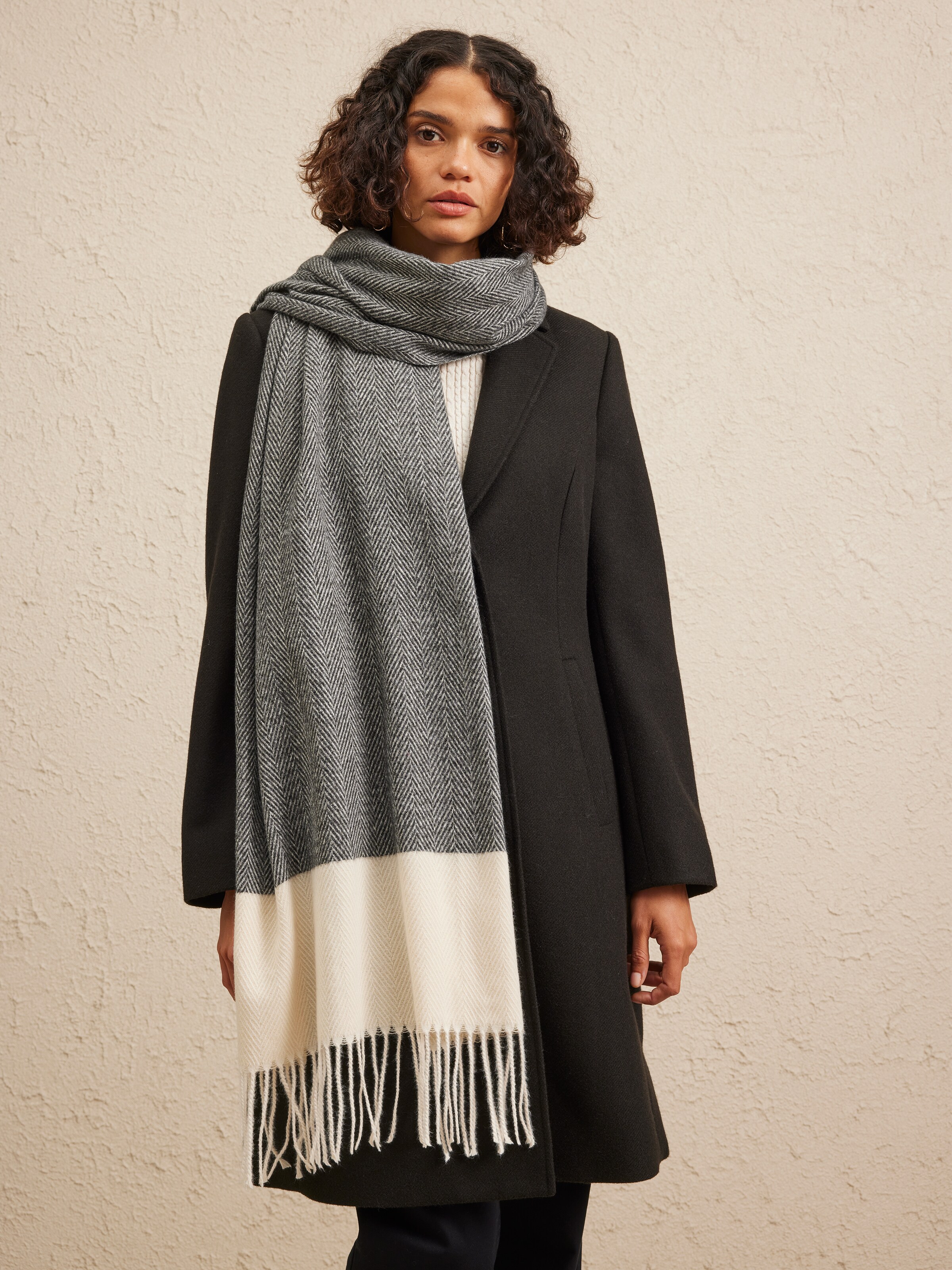 Melanie Herringbone Scarf