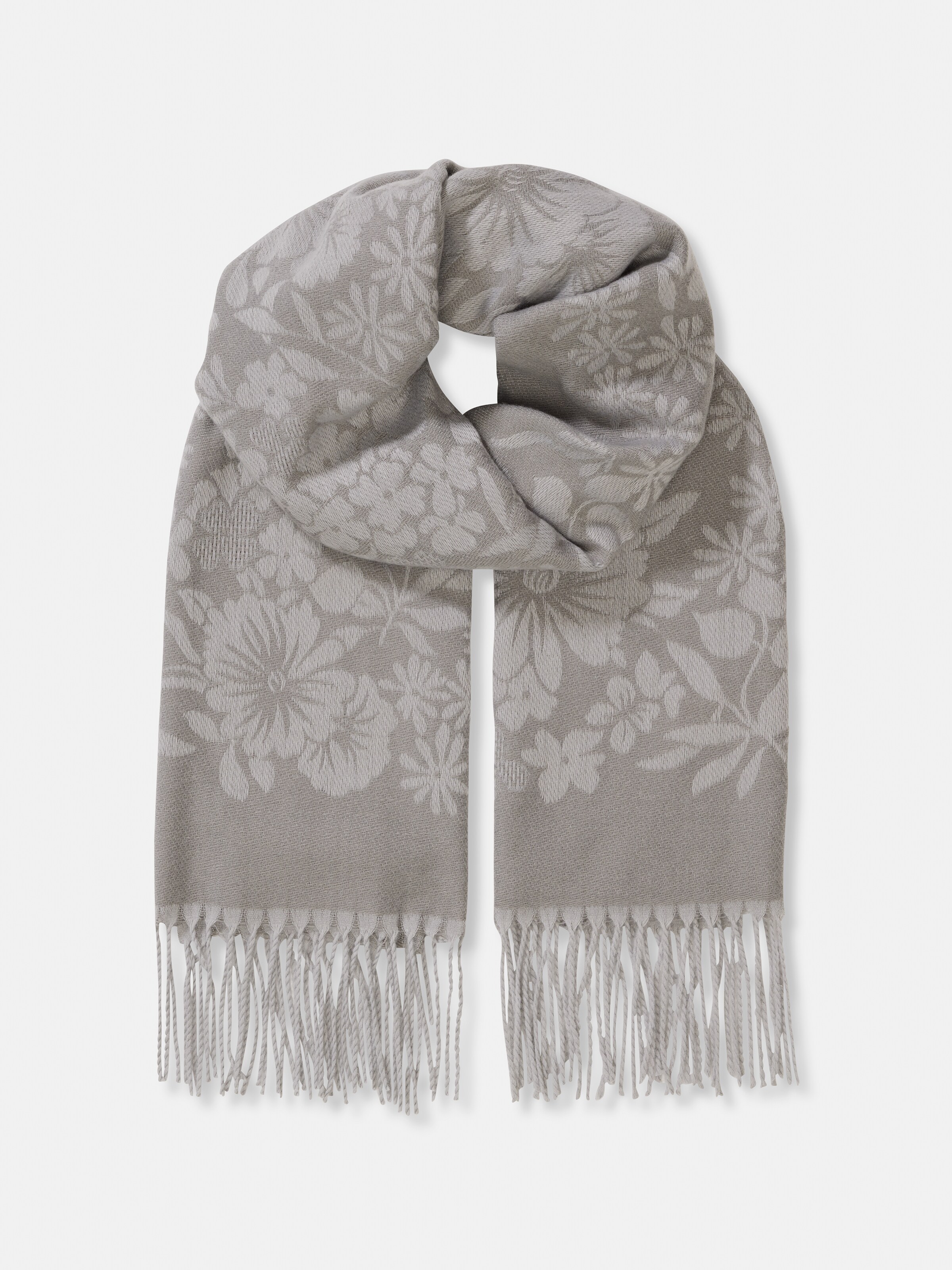 Floral Jacquard Scarf