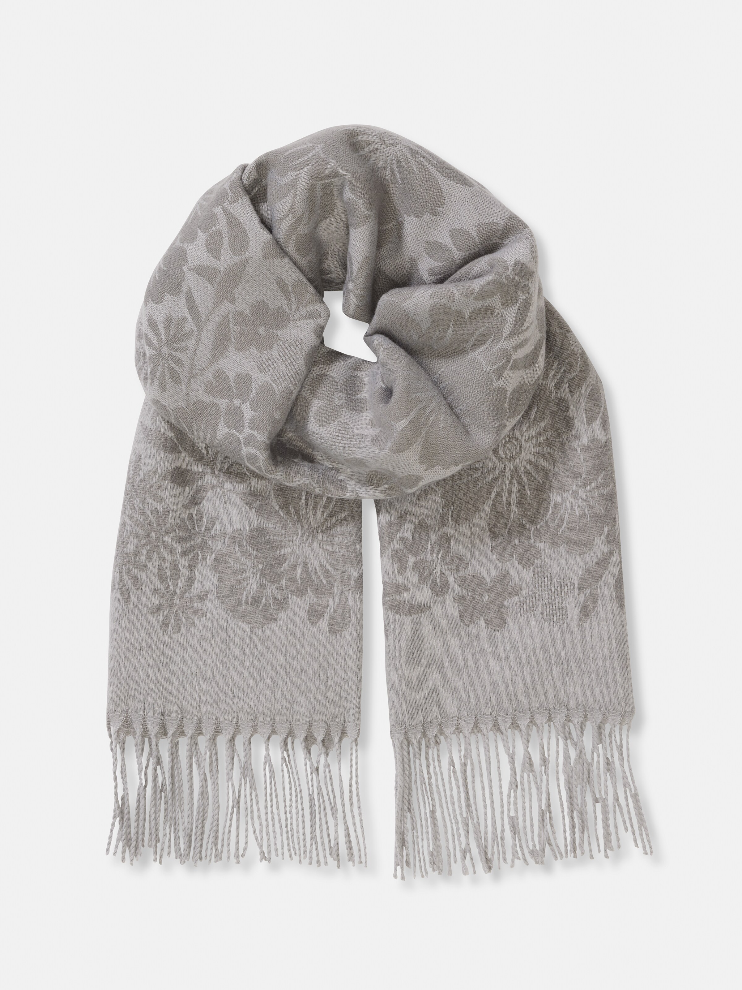 Floral Jacquard Scarf