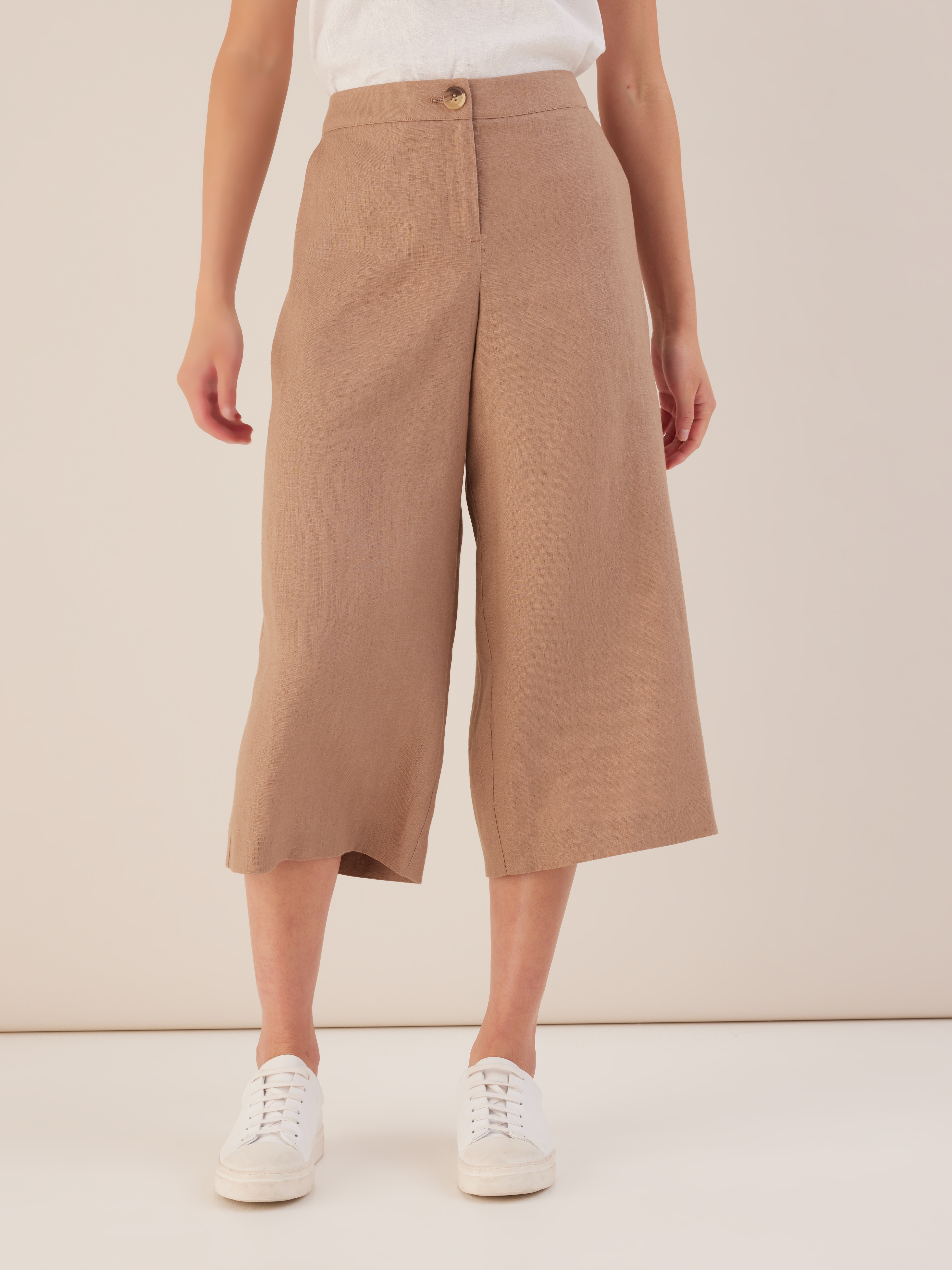 Lindsay Linen Culotte                                                                                                           