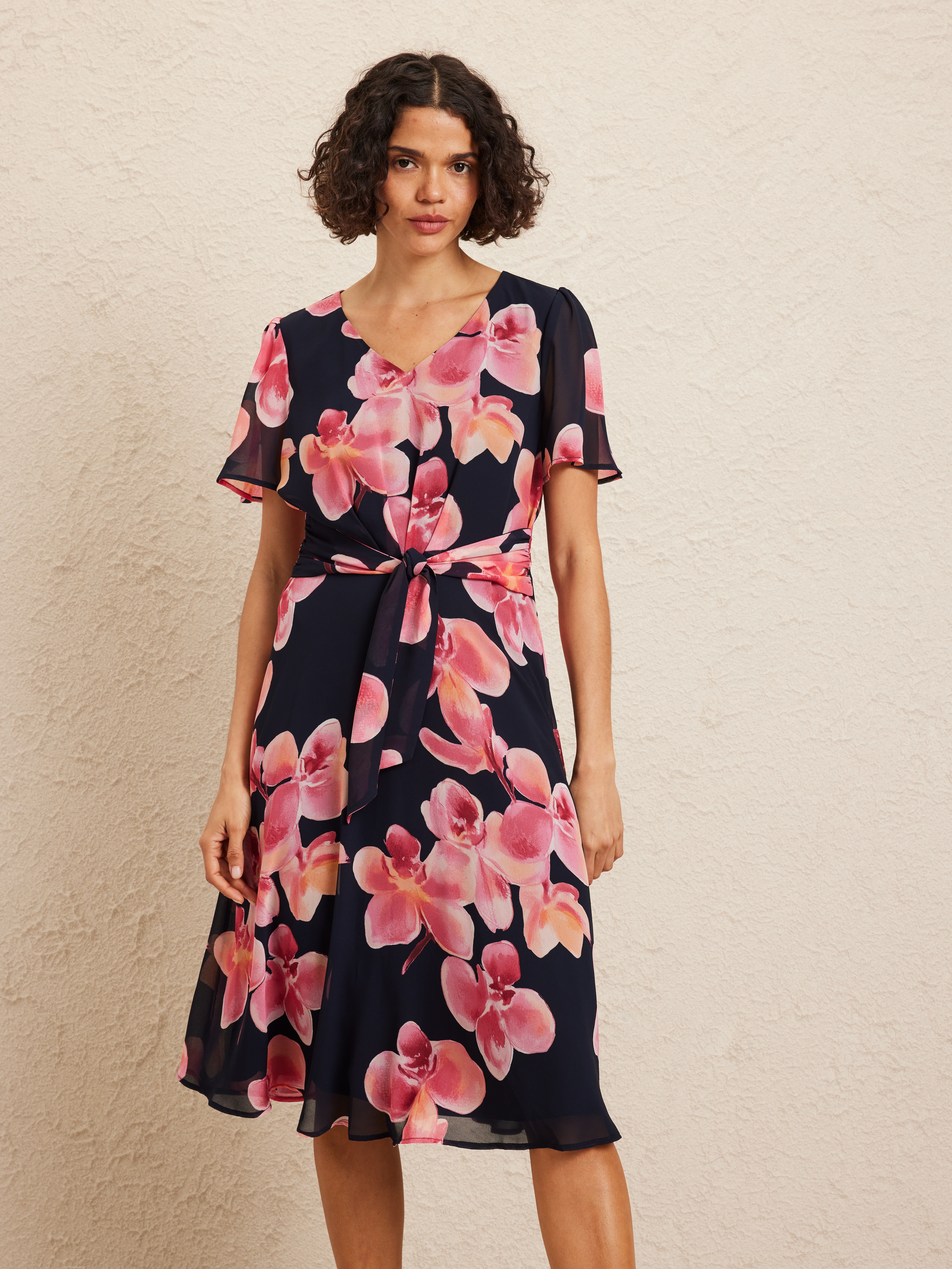 Ophelia Tie Front Dress                                                                                                         