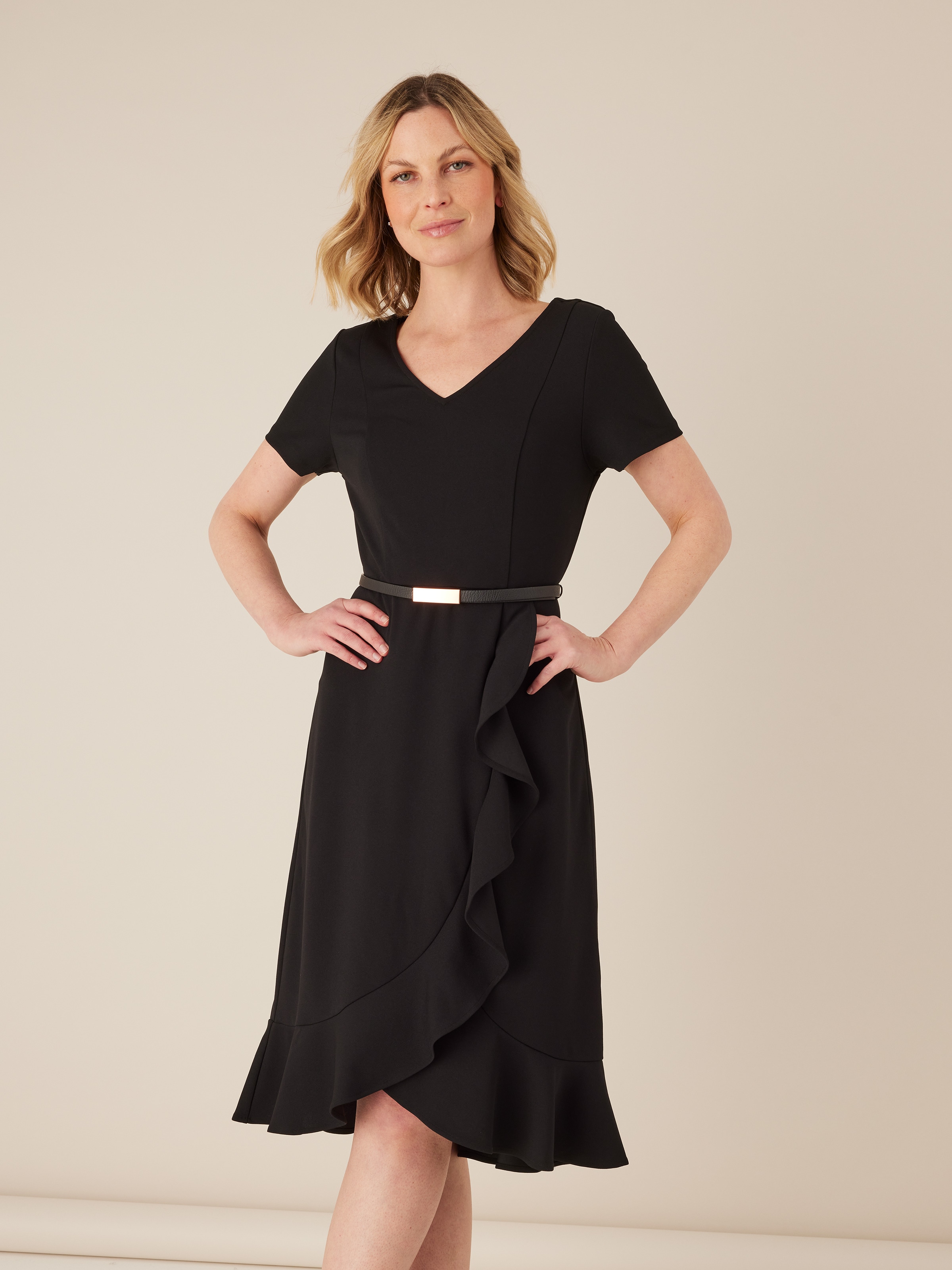 Bella Ruffle Wrap Dress                                                                                                         