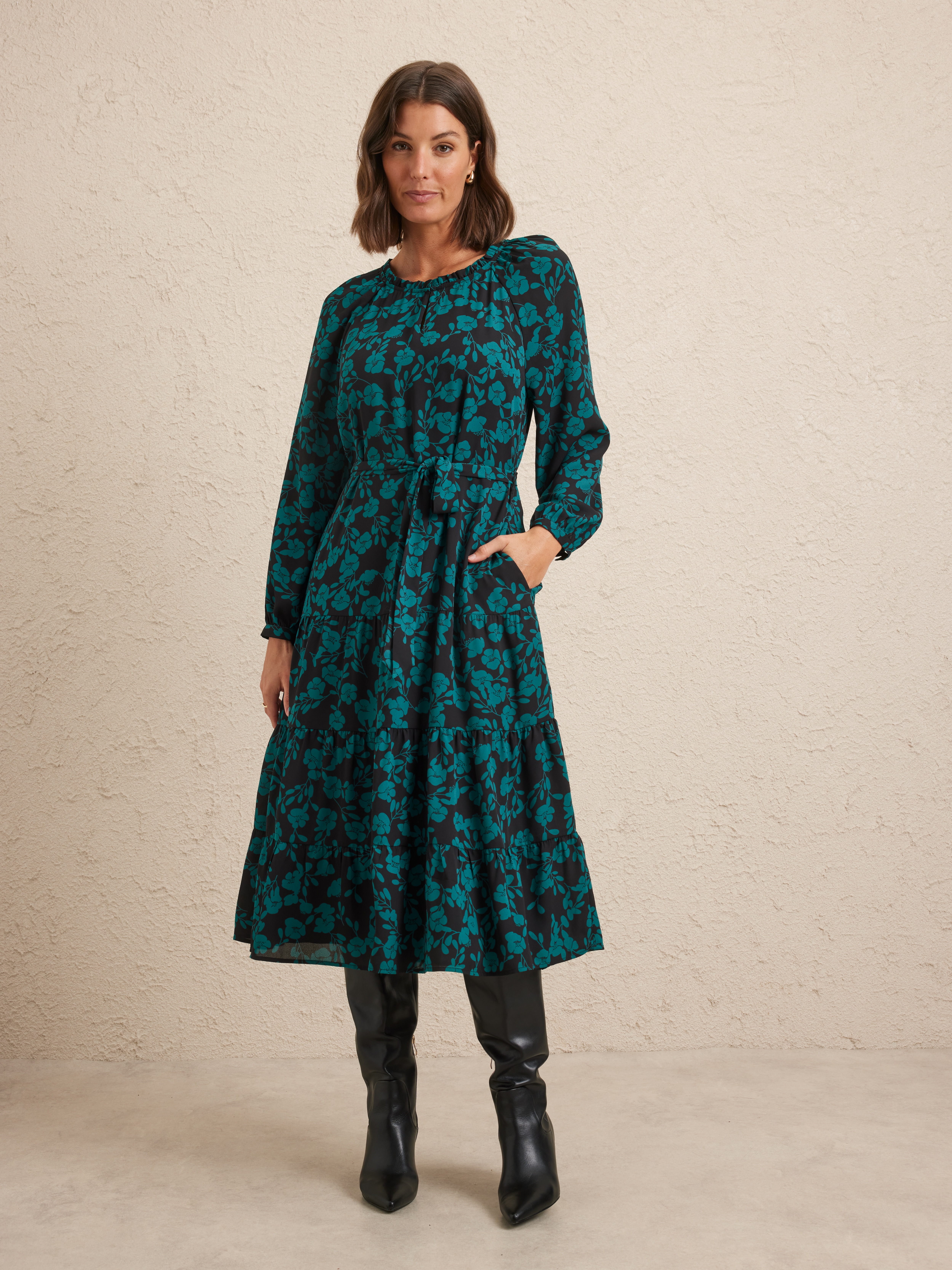 Eden Tiered Tunic Dress                                                                                                         