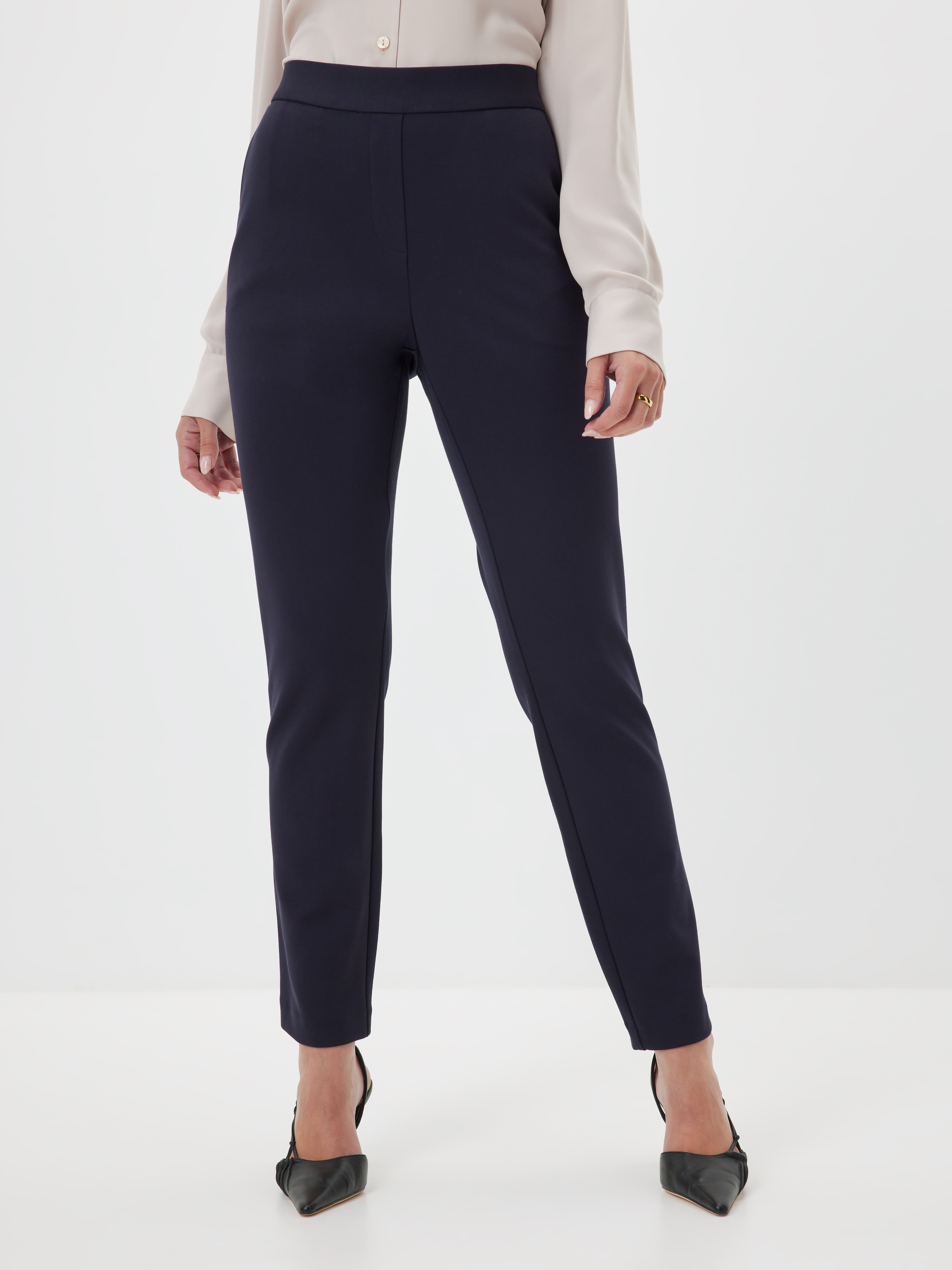 Ava Petite Slim Pull On Ponte Pant                                                                                              