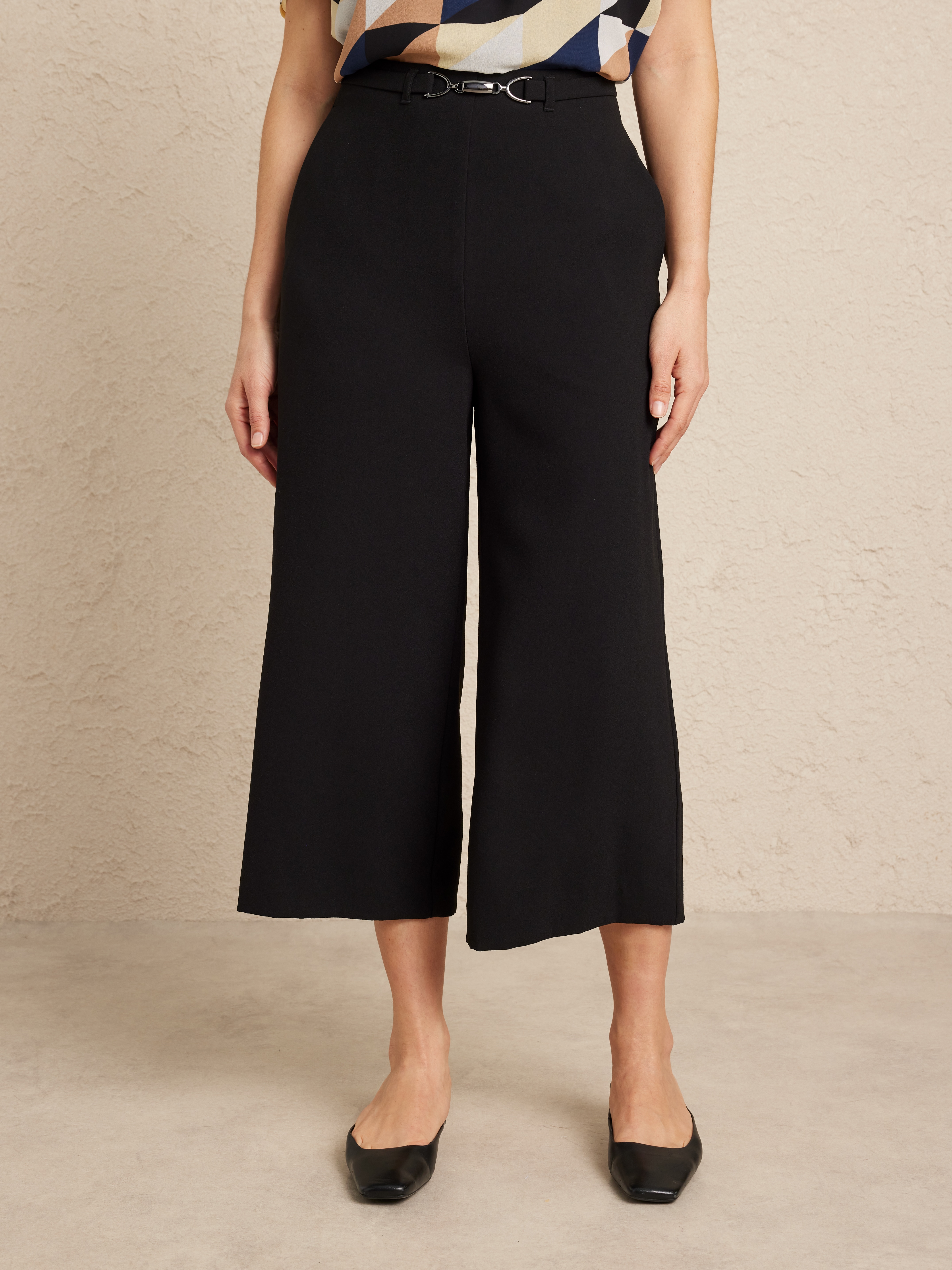 Waist Trim Detail Culotte                                                                                                       
