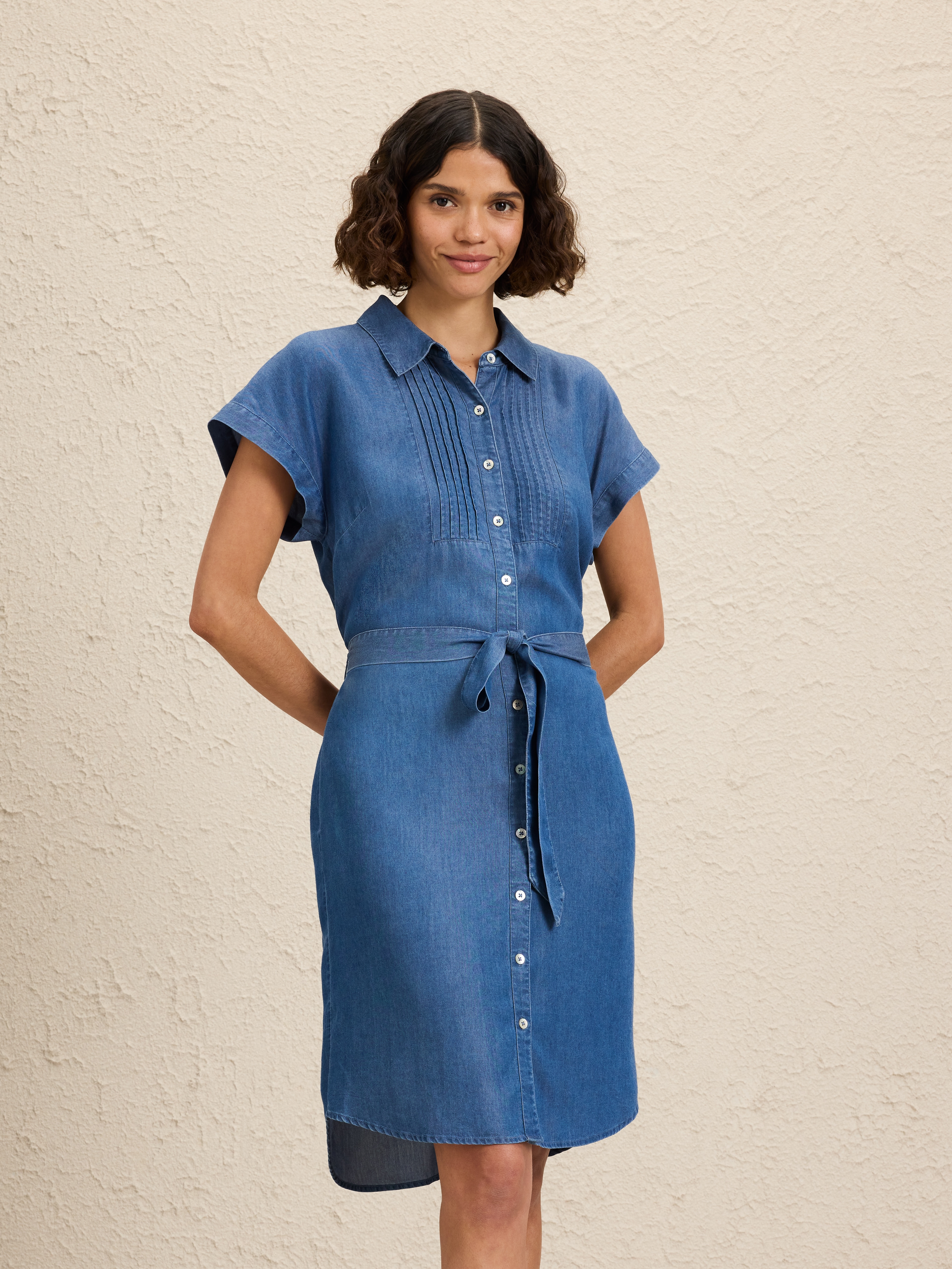 Chloe Pintuck Dress                                                                                                             