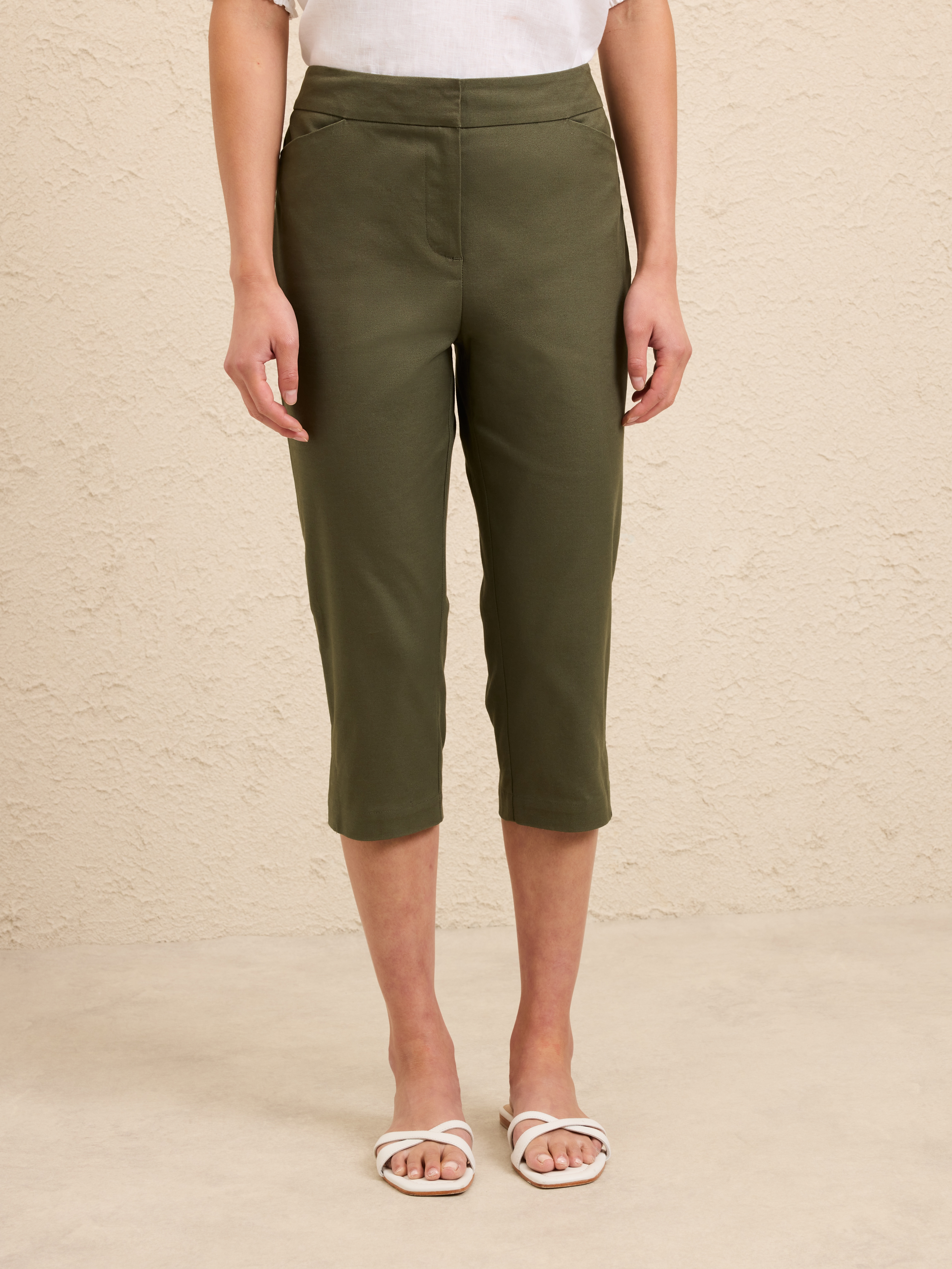 Oxford Pedal Pusher Pant                                                                                                        