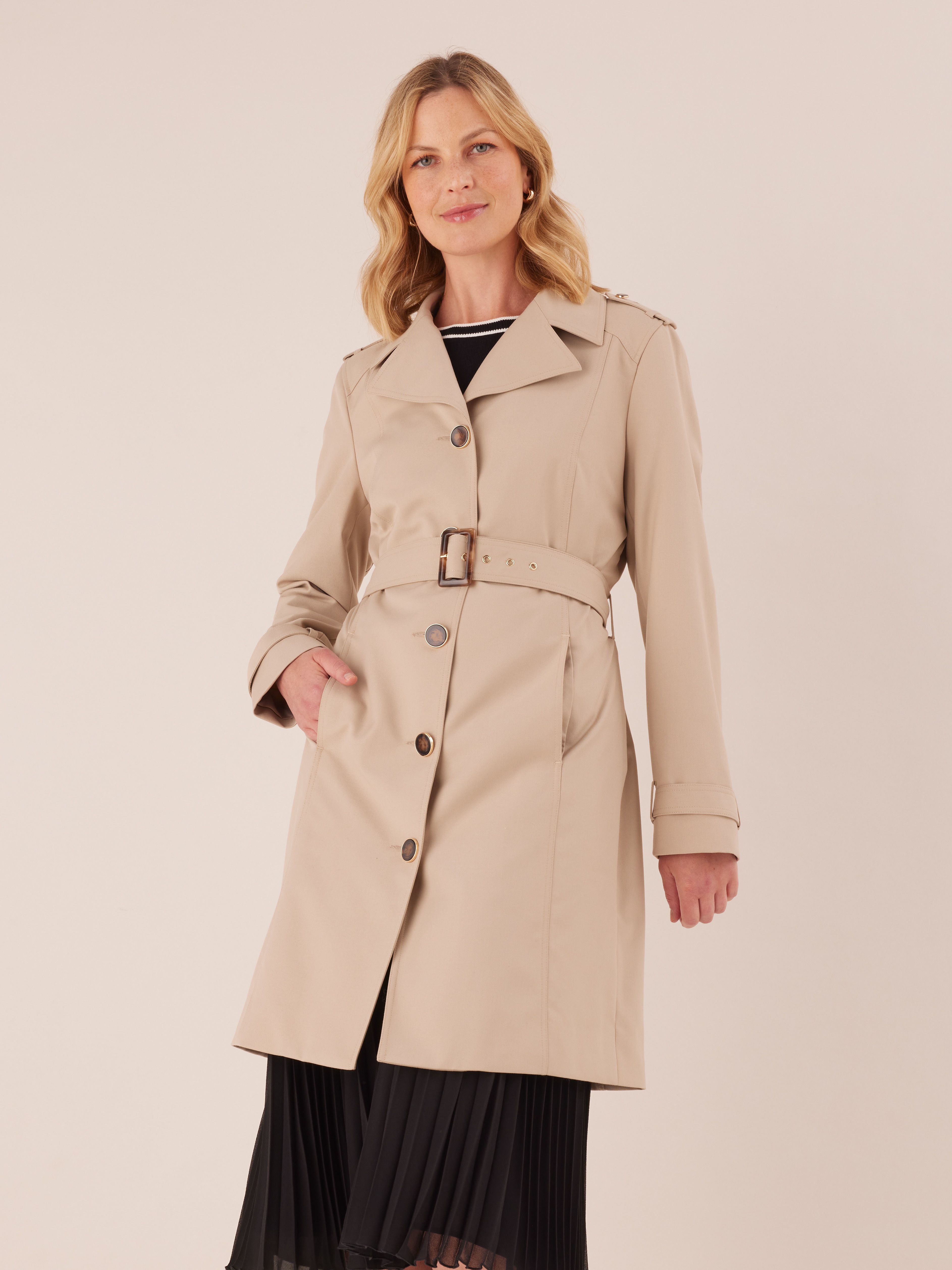 Tara Belted Trench                                                                                                              
