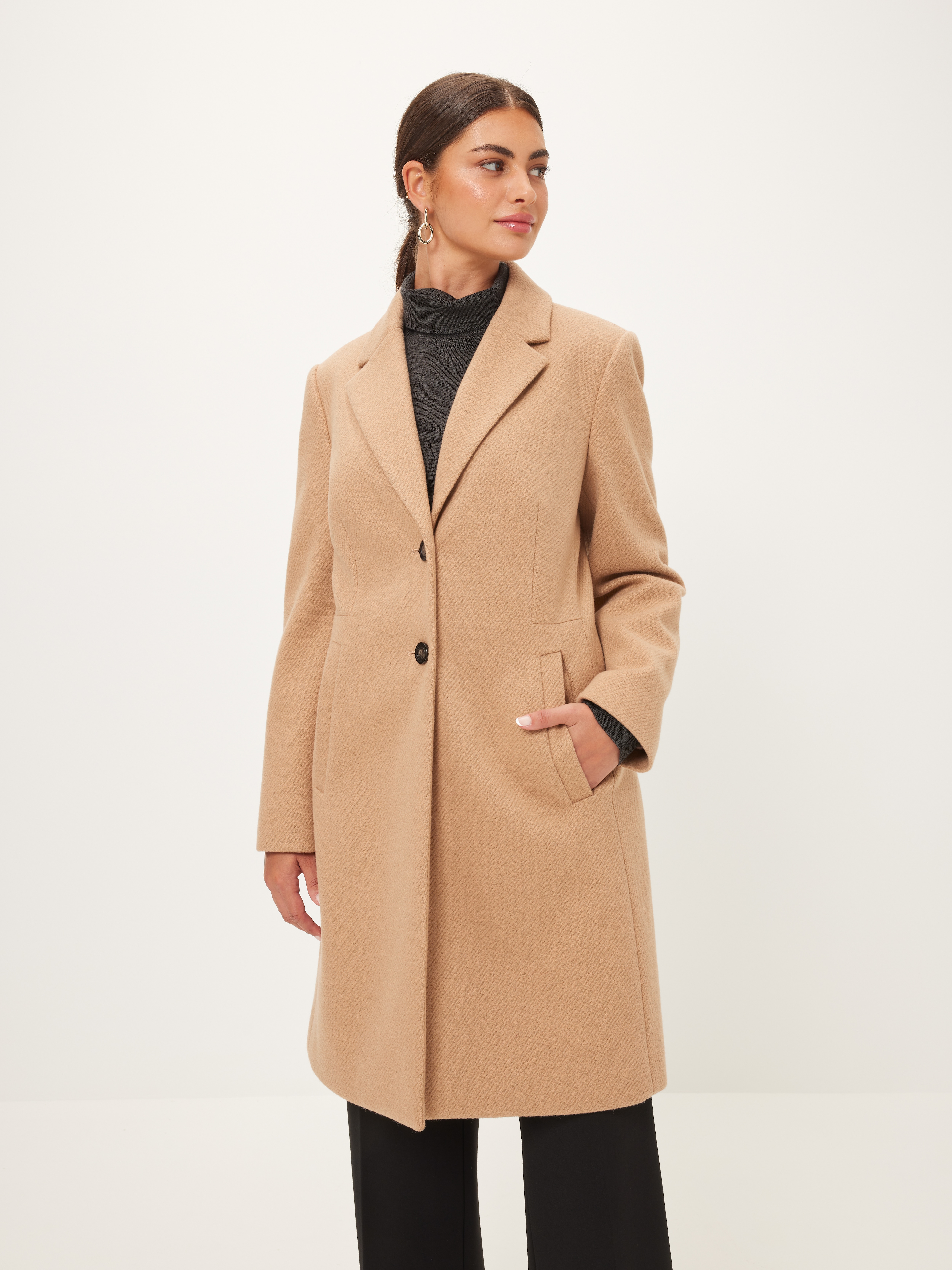 Cromby Petite Two Button Coat                                                                                                   