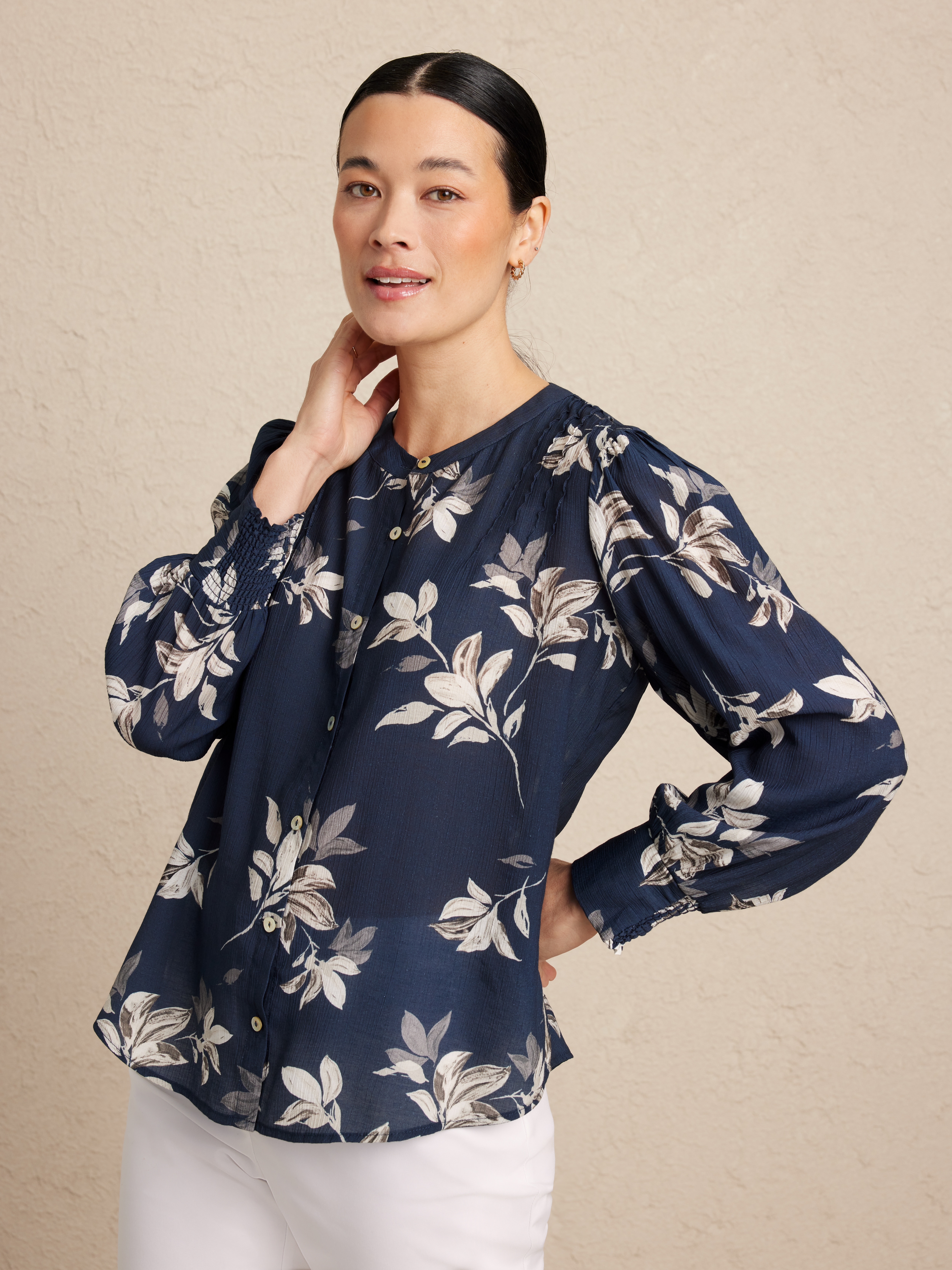 Lorna Viscose Blend Blouse                                                                                                      