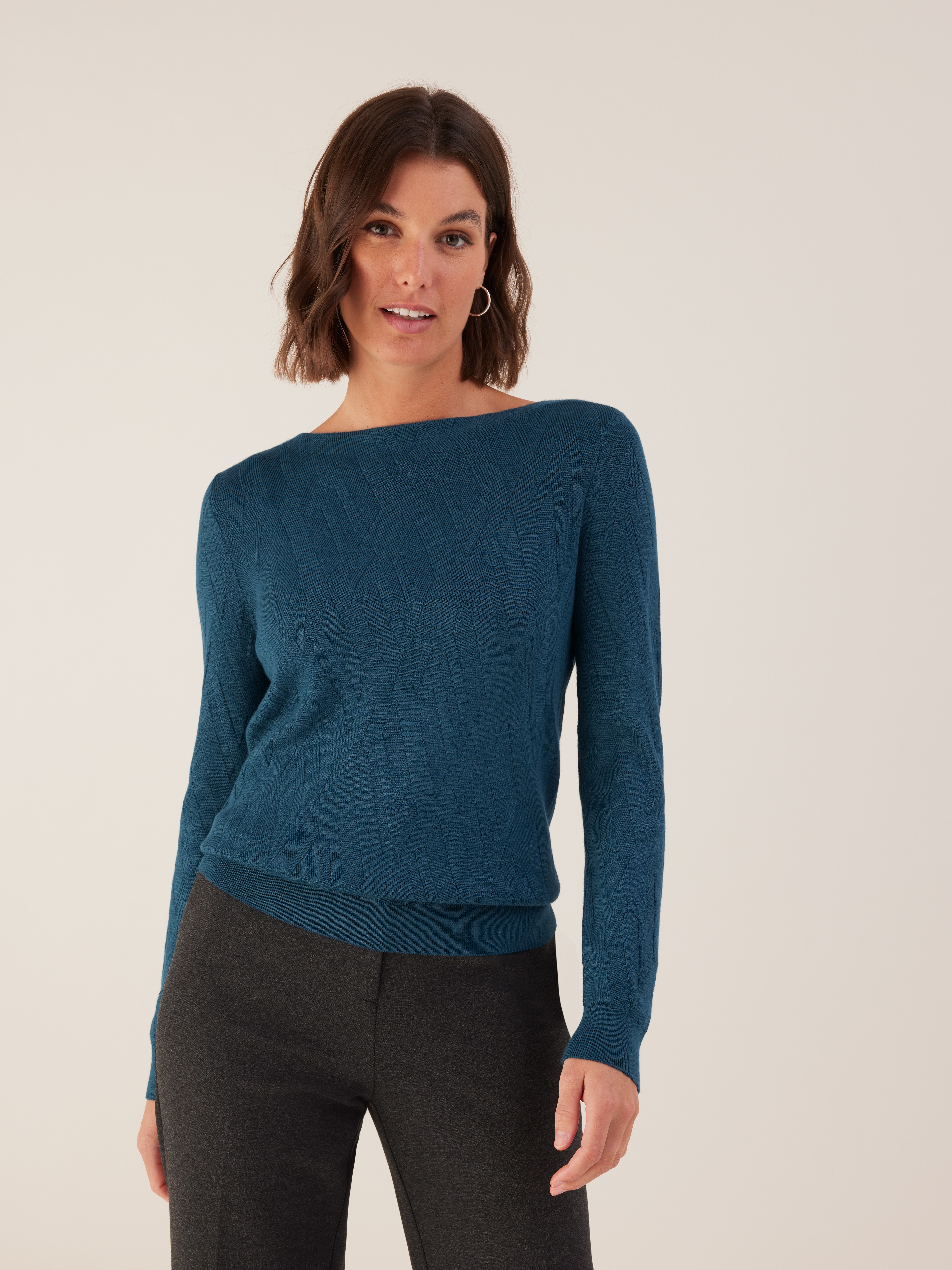 Avery Boat Neck Jumper                                                                                                          