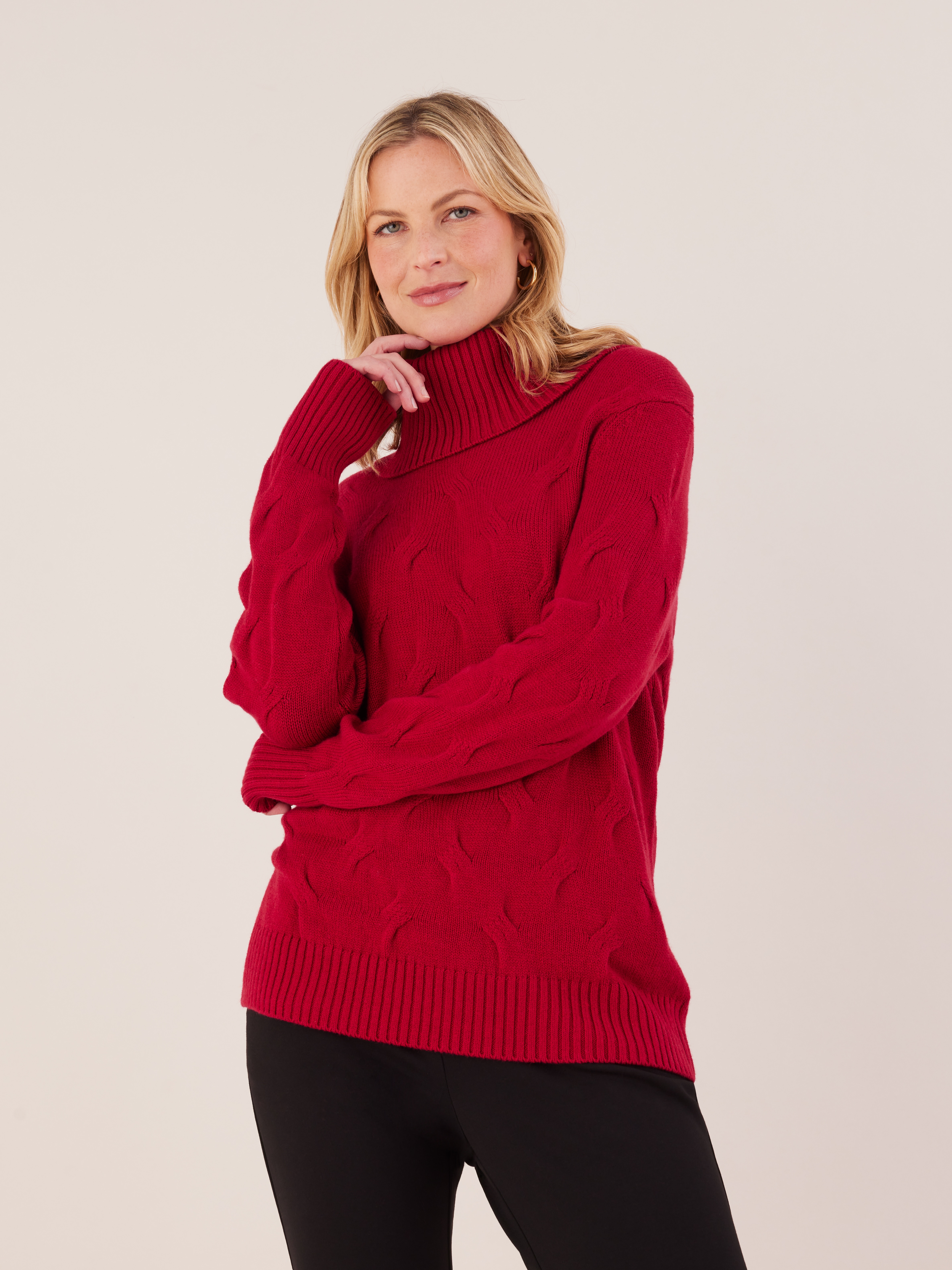 Lilah Removable Cowl Jumper                                                                                                     