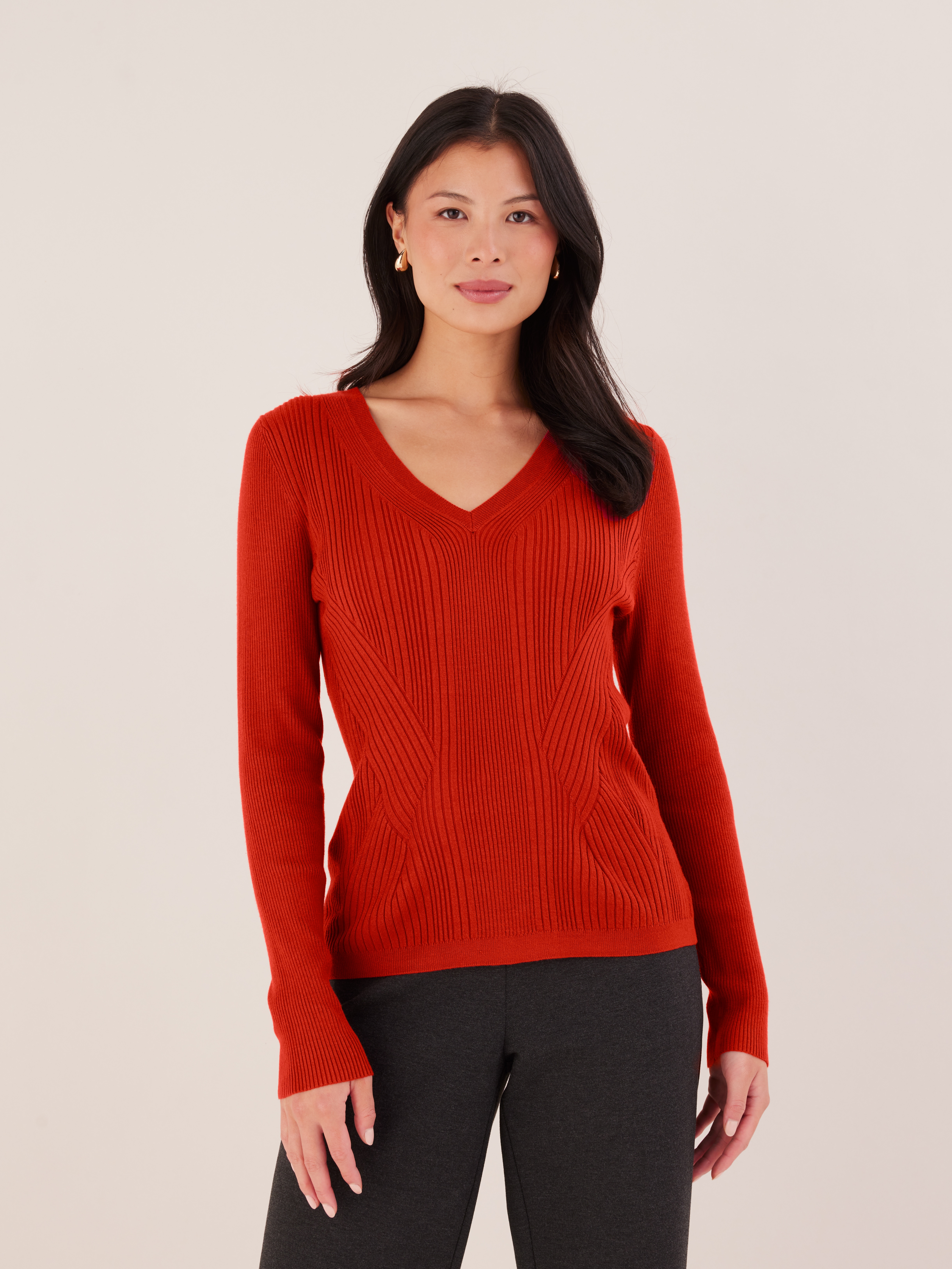 Valarie Vertical Rib Jumper                                                                                                     