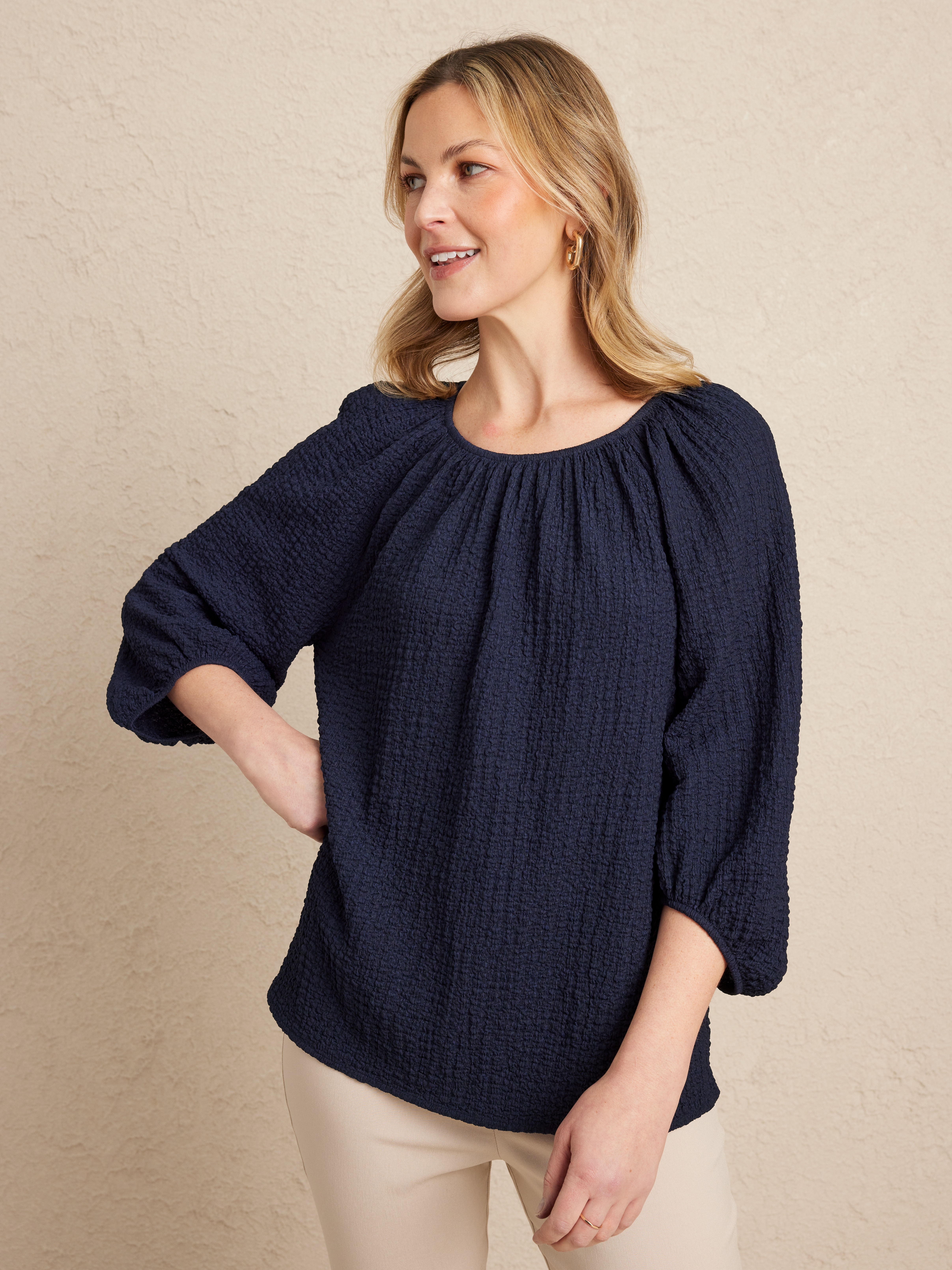 Piper Ripple Jersey Top                                                                                                         