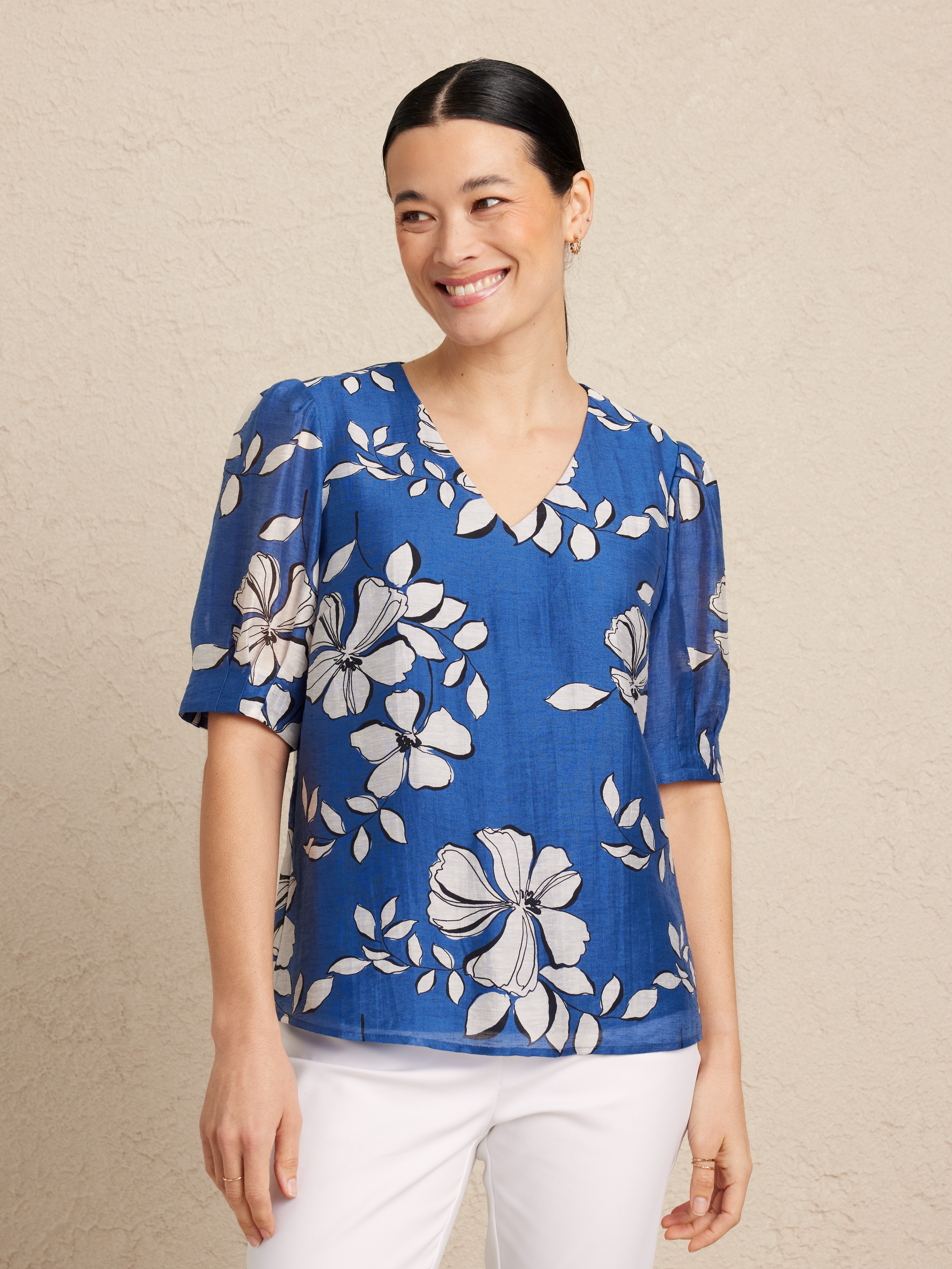 Brooke Lyocell Blend Blouse                                                                                                     