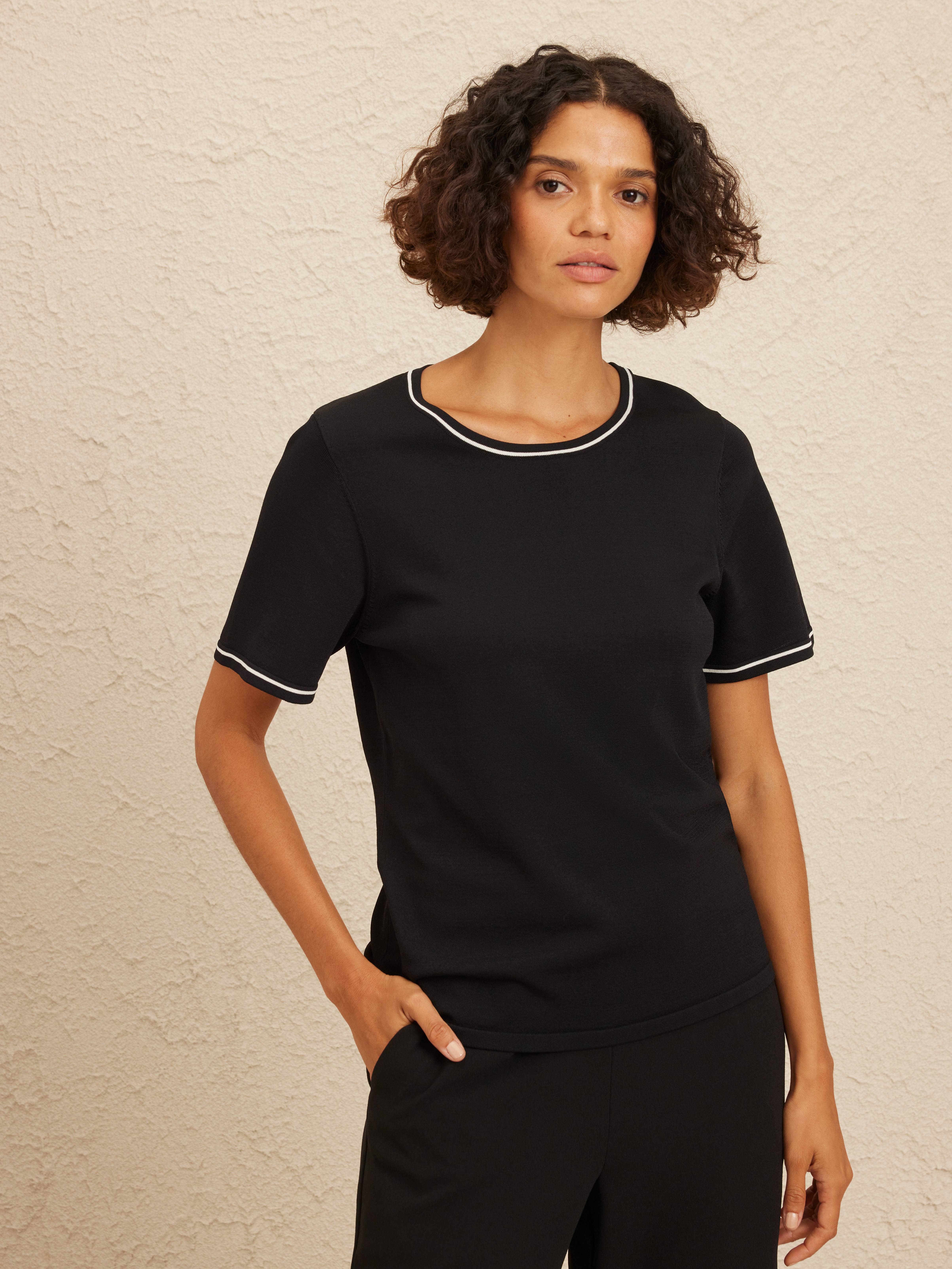 Katie Knit Tee                                                                                                                  