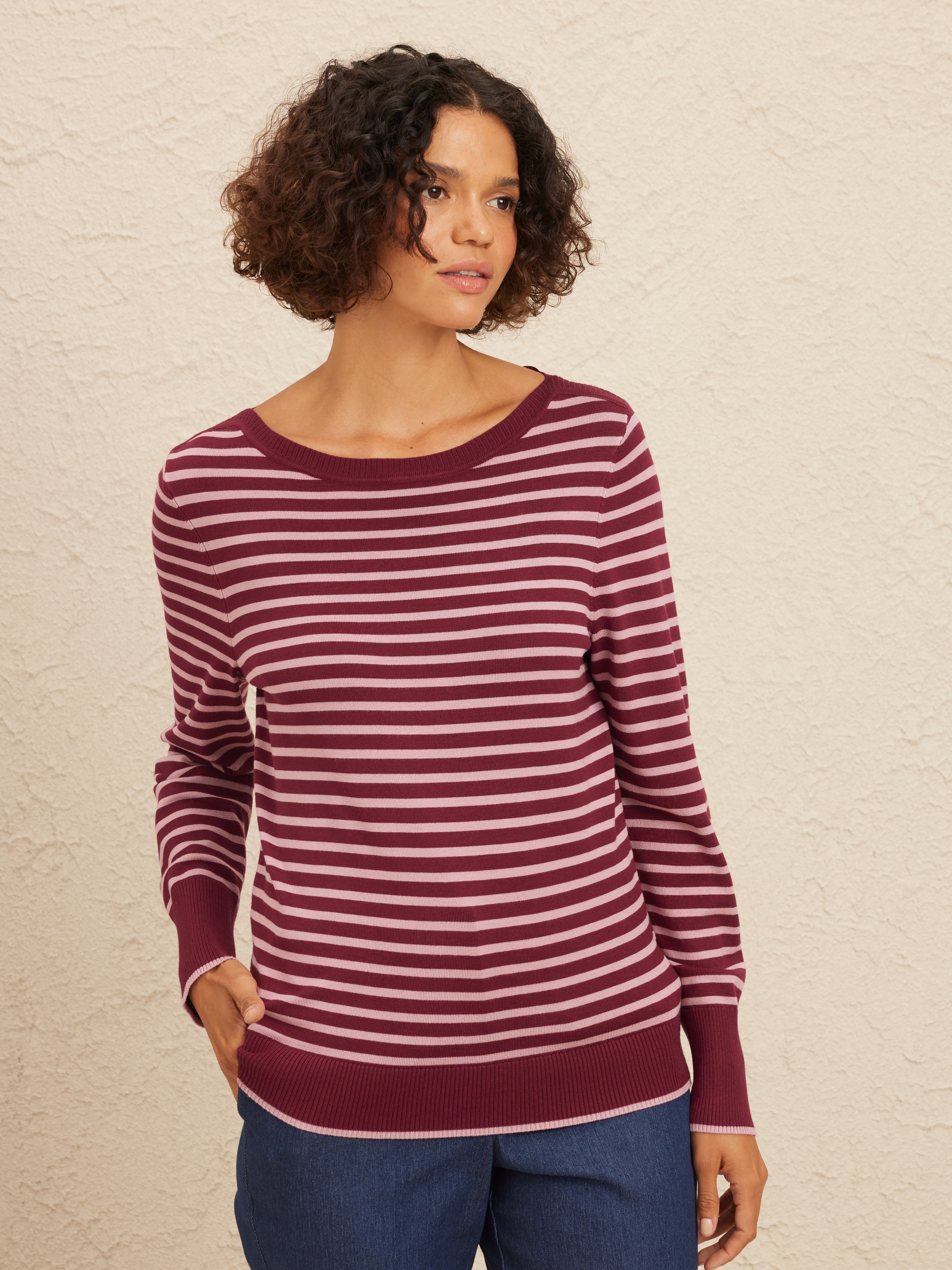 Abby Boat Neck Jumper                                                                                                           