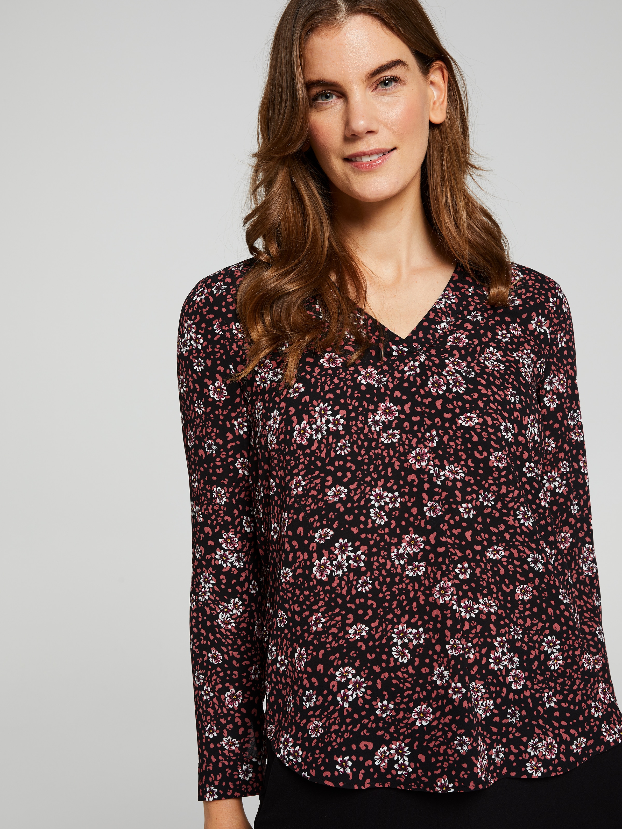 Fifi Funnel Cable Fleck Jumper                                                                                                  