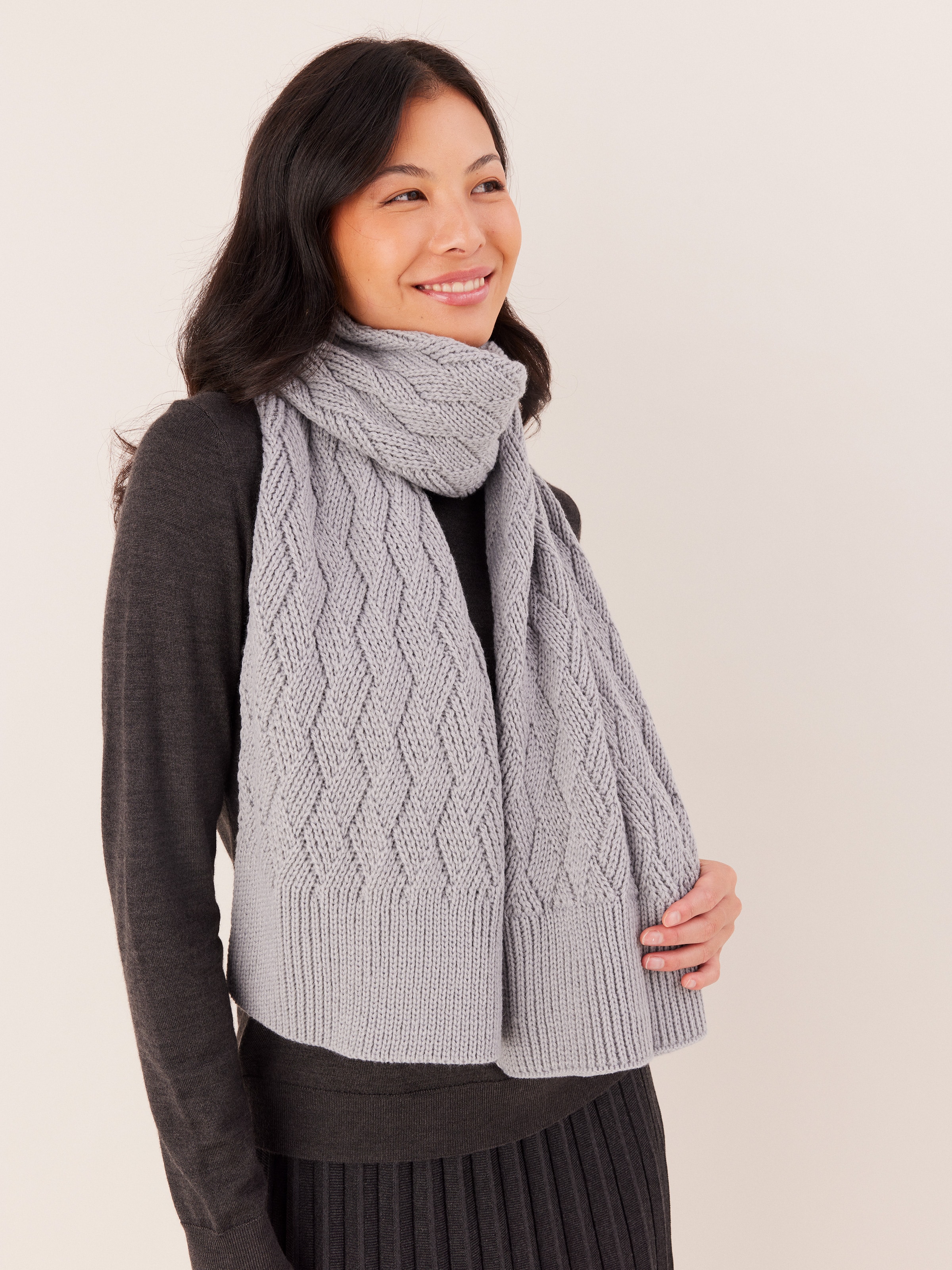 Diamond Knit Scarf                                                                                                              
