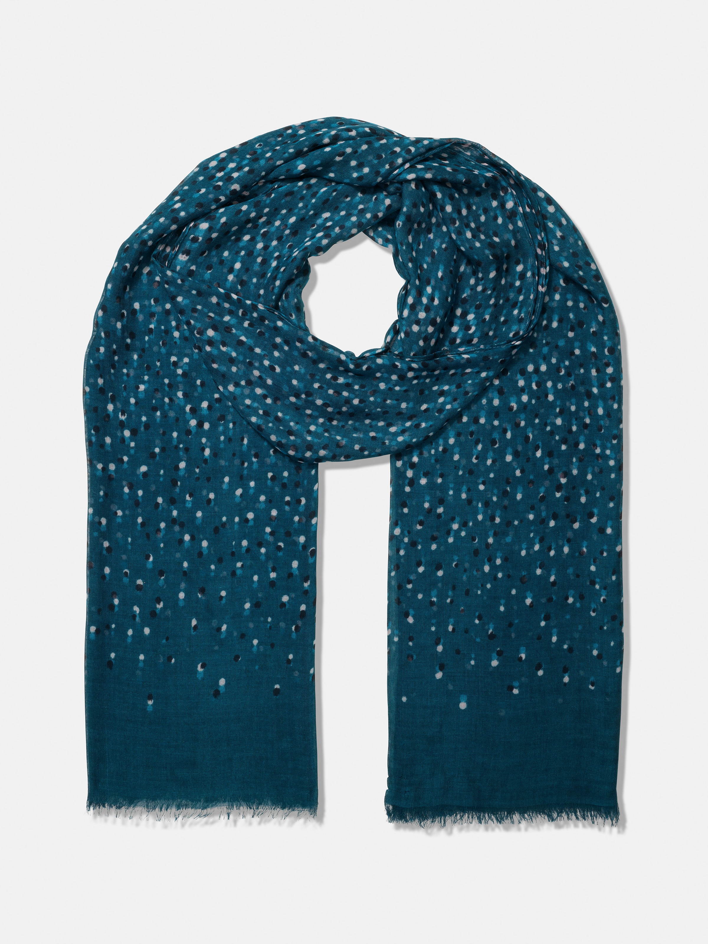 Trailing Dot Viscose Scarf                                                                                                      