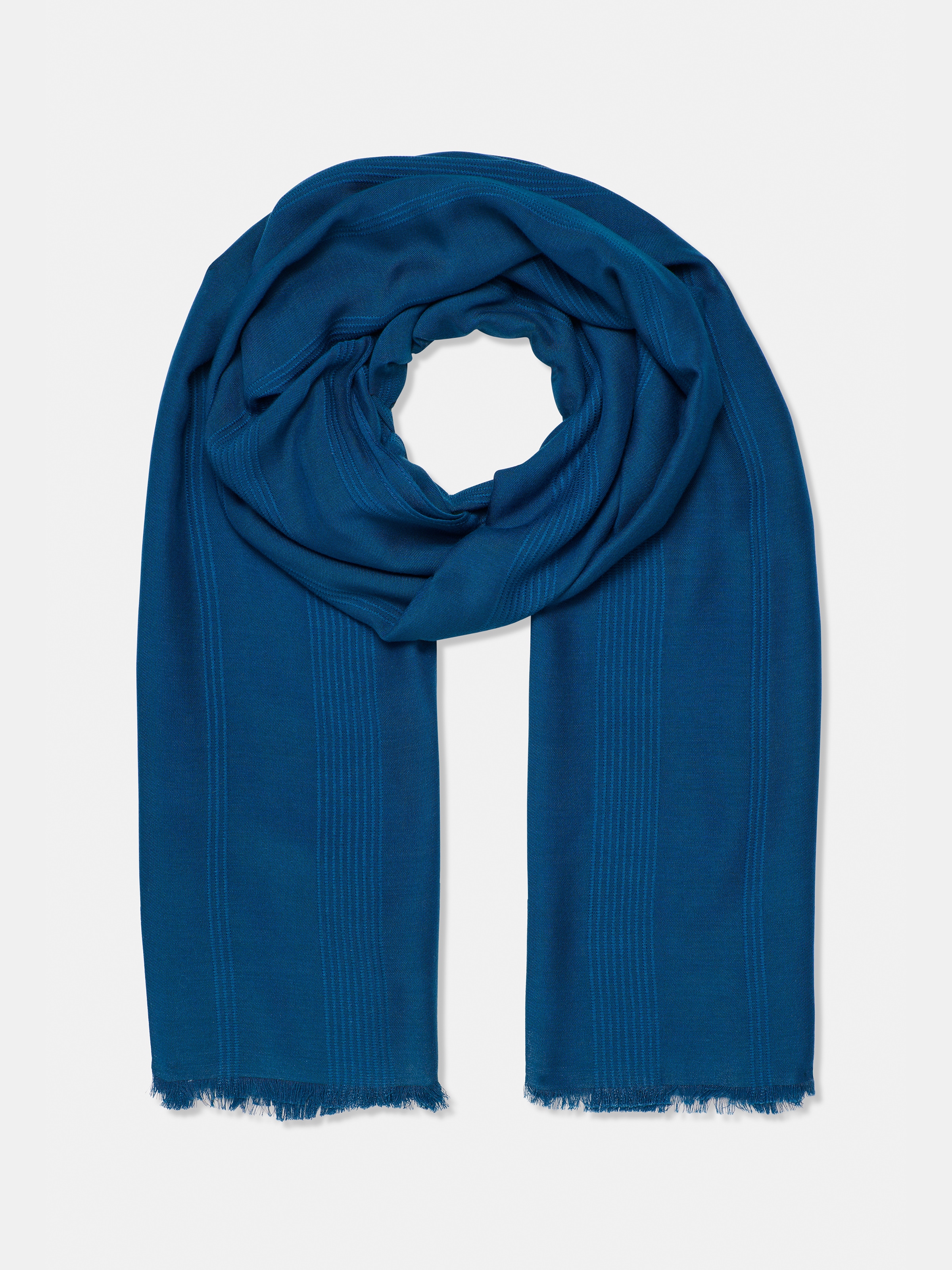 Stripe Viscose Scarf                                                                                                            