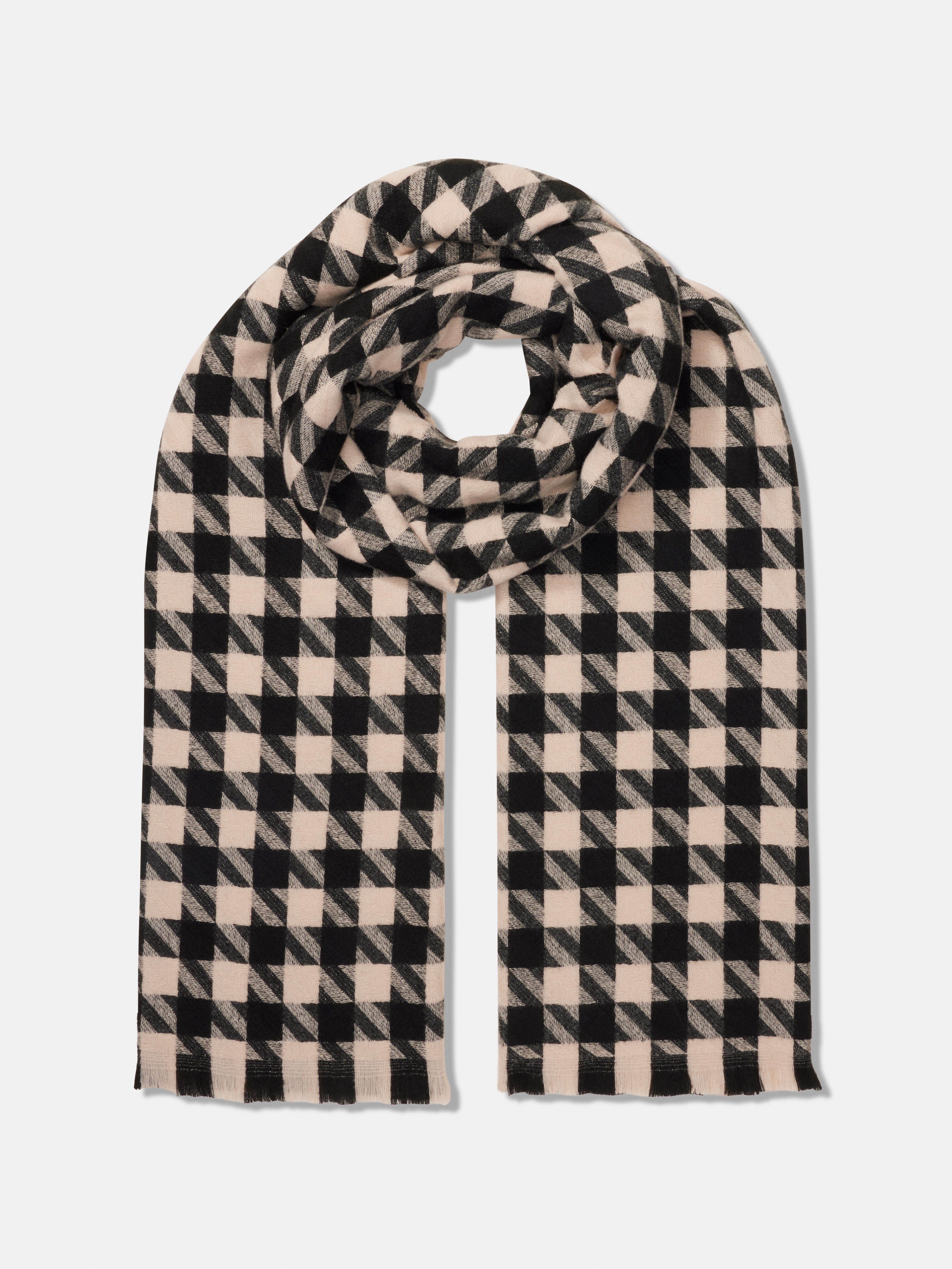 Parisian Check Scarf                                                                                                            