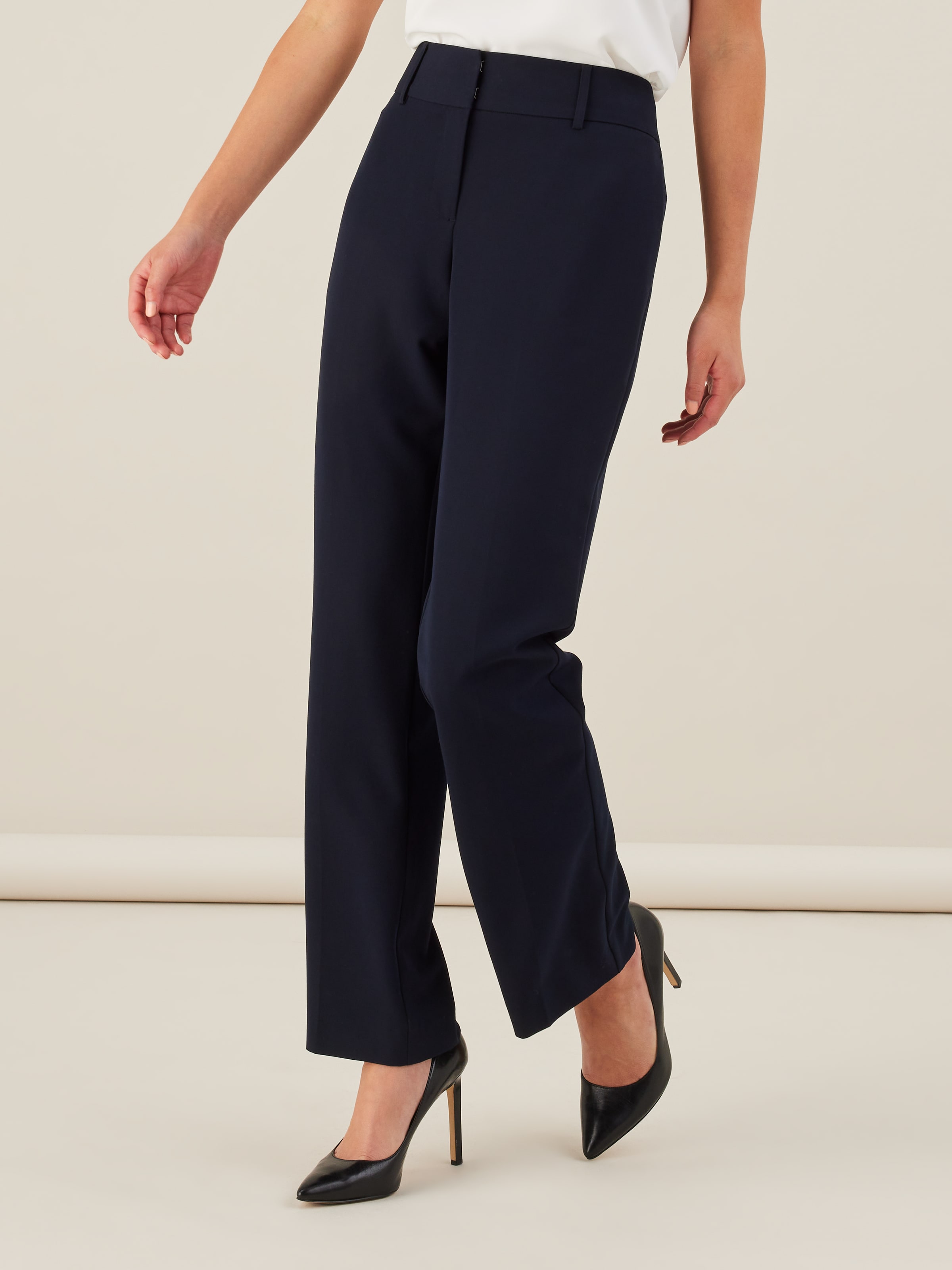 Mya Soft Suit Pants Navy main image 0